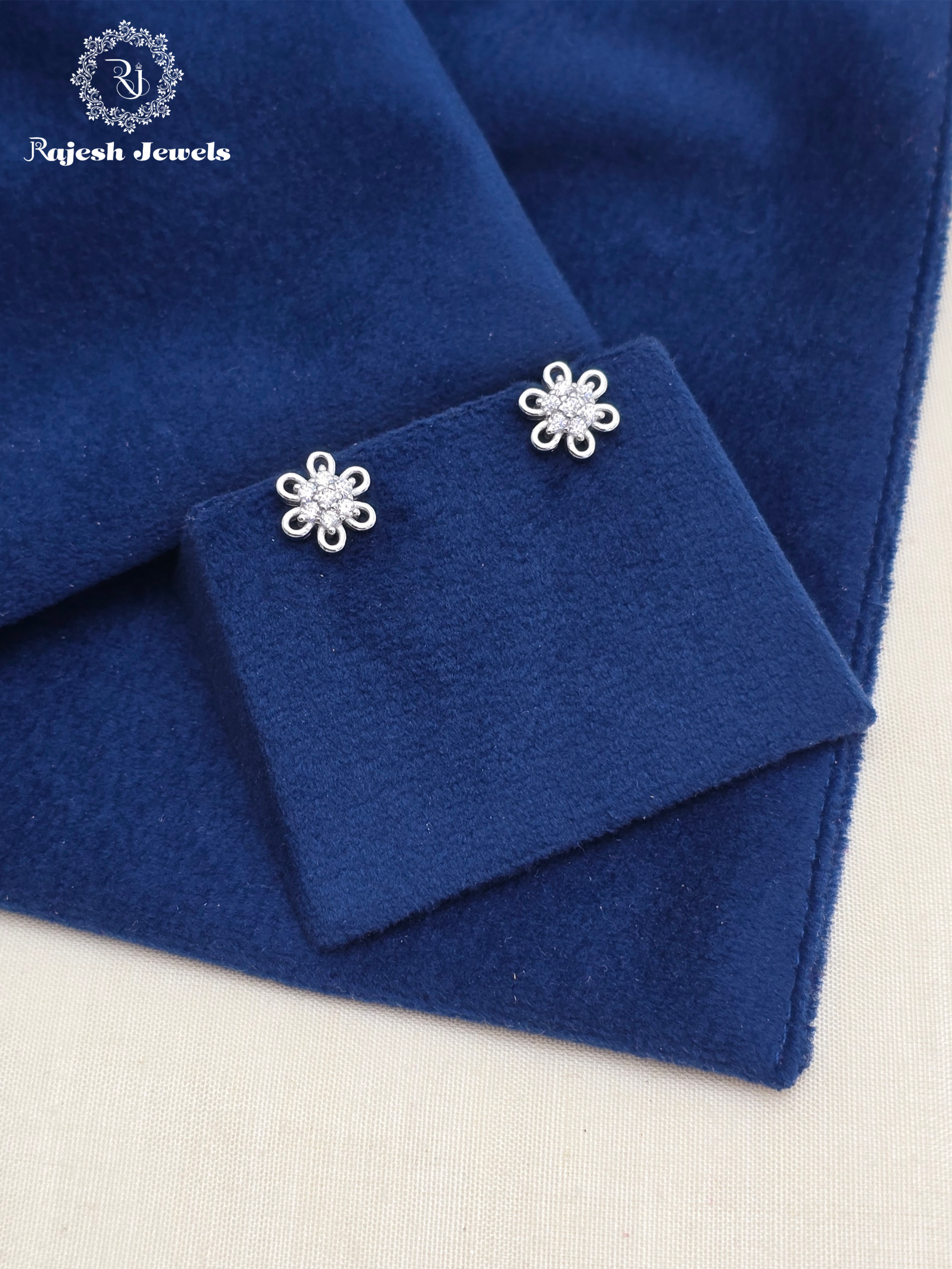 Fantastic Floral Minimalistic South Screw Earrings