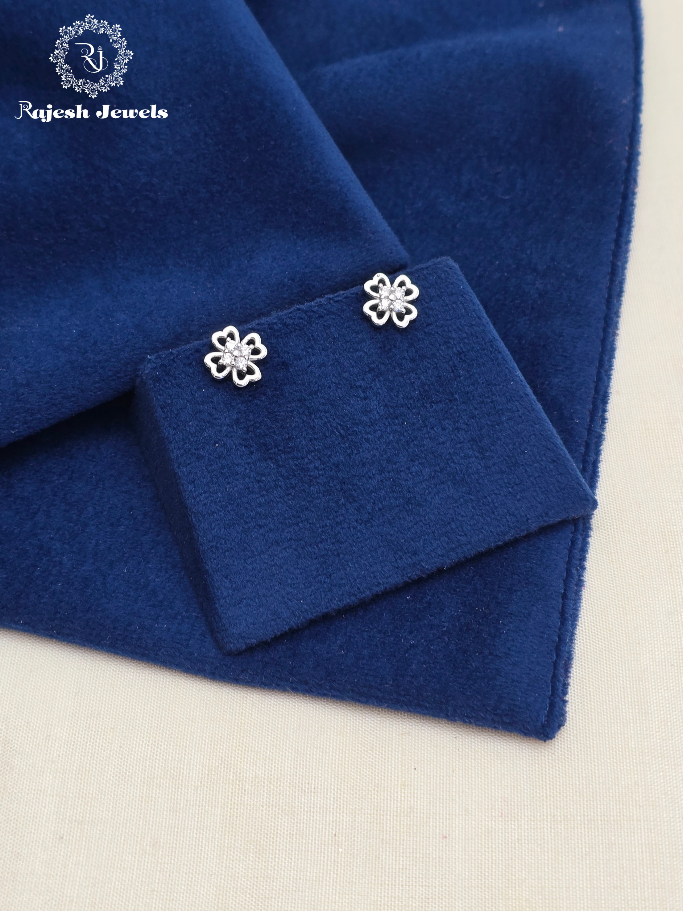 Appealing Minimalistic Rodhium Finish Earrings