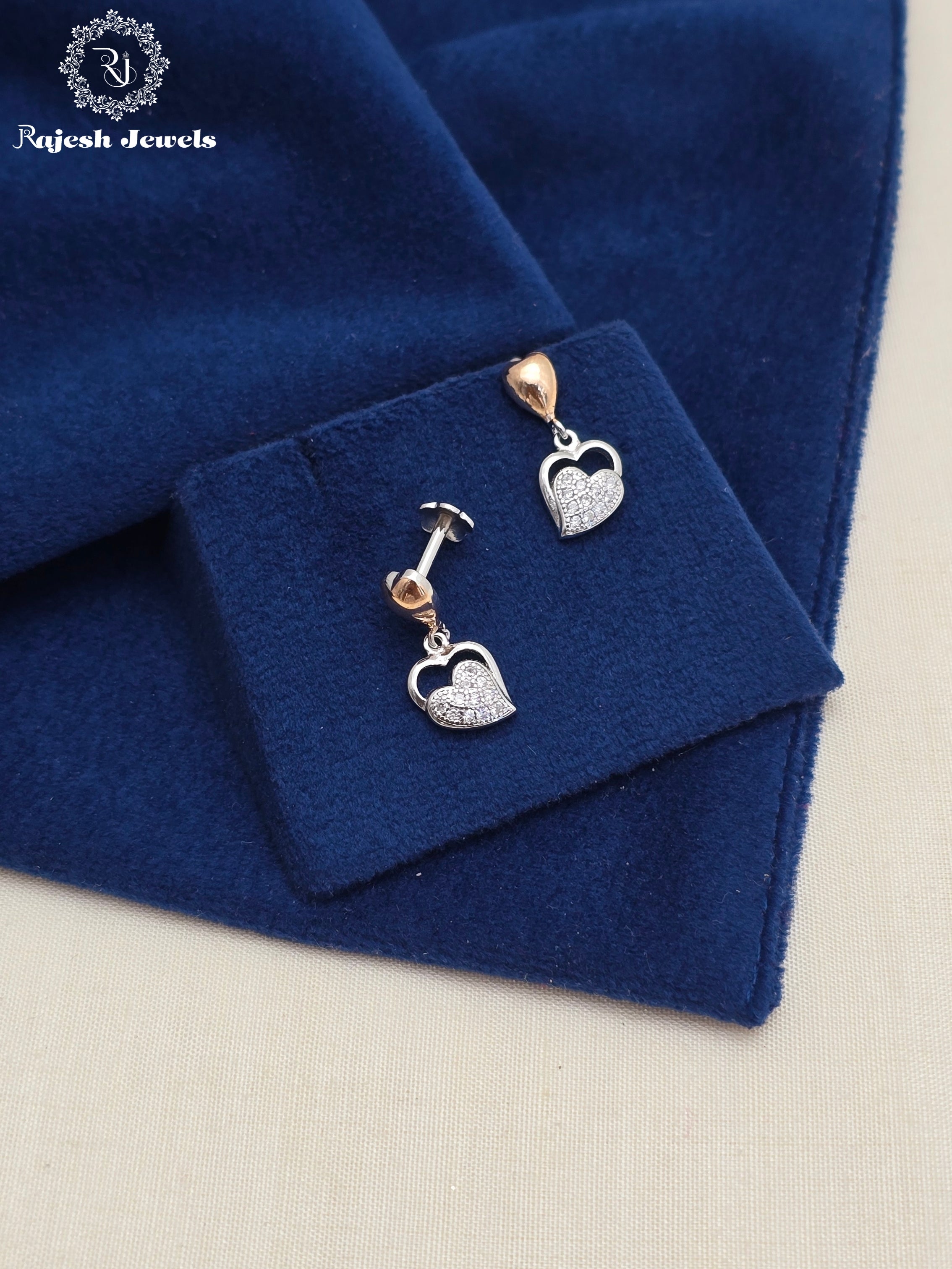 Elegant Dual Finish Hangings Earrings