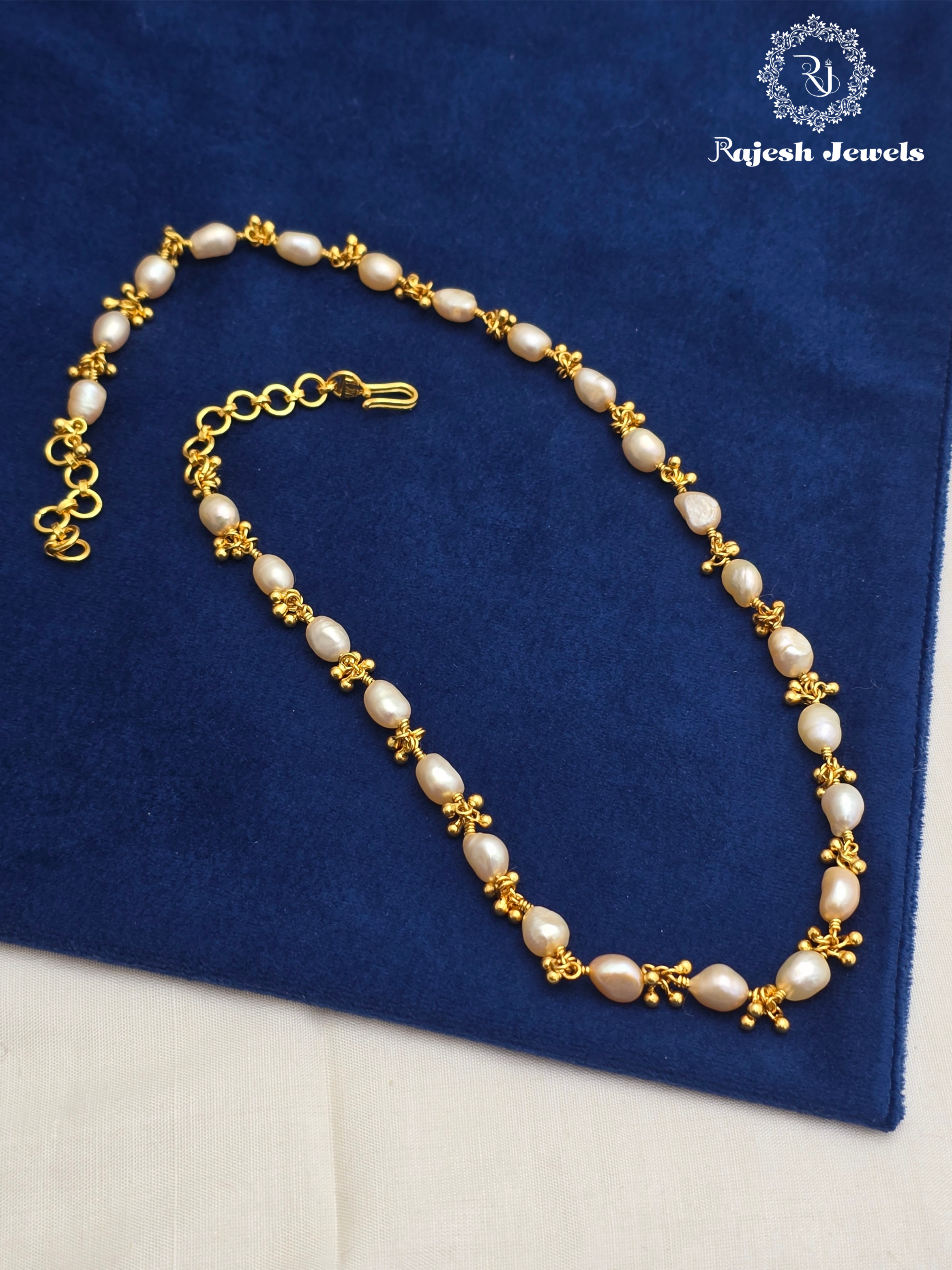 Pearl Gold Plated Chain