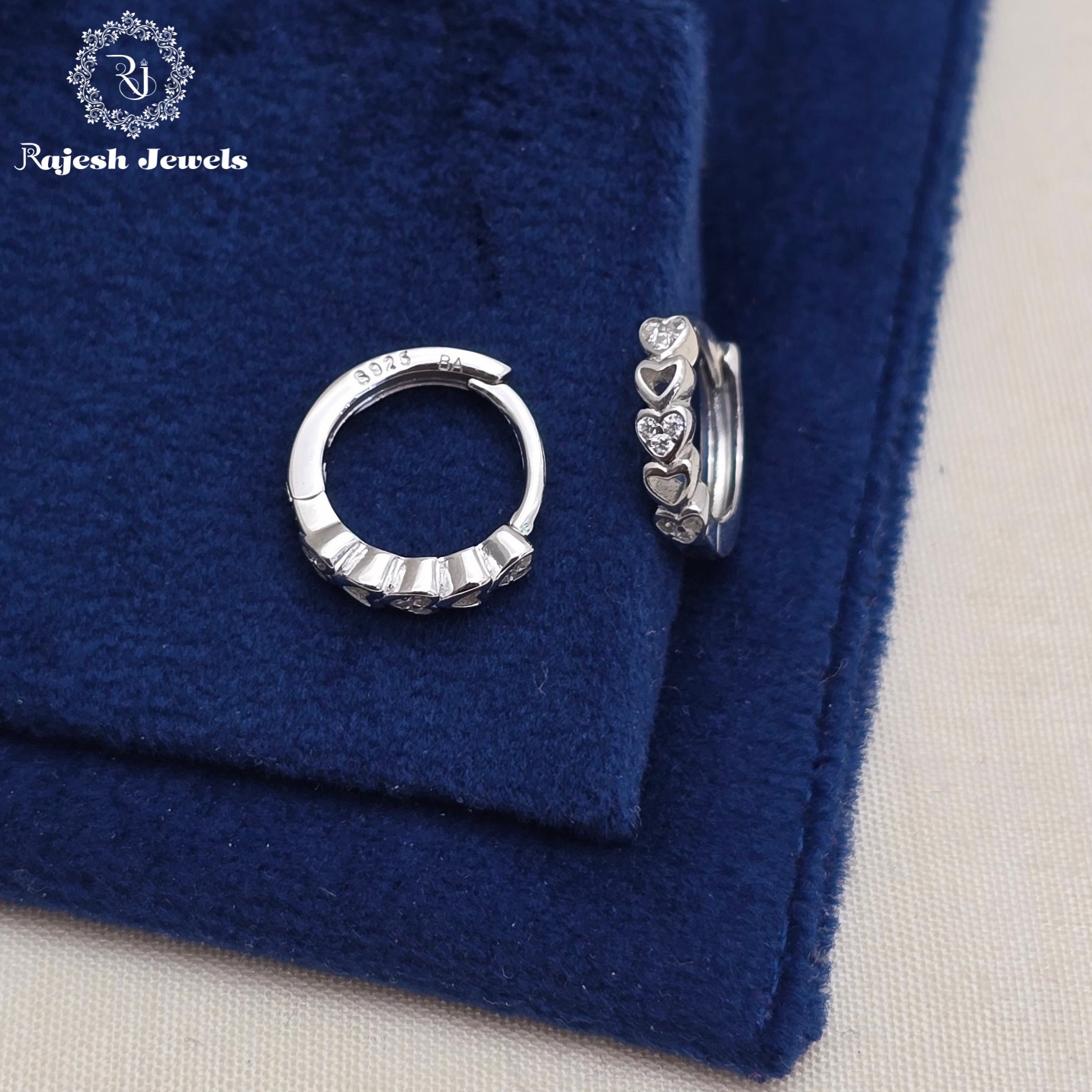 Heartiest Rodhium Finish Bali Earrings