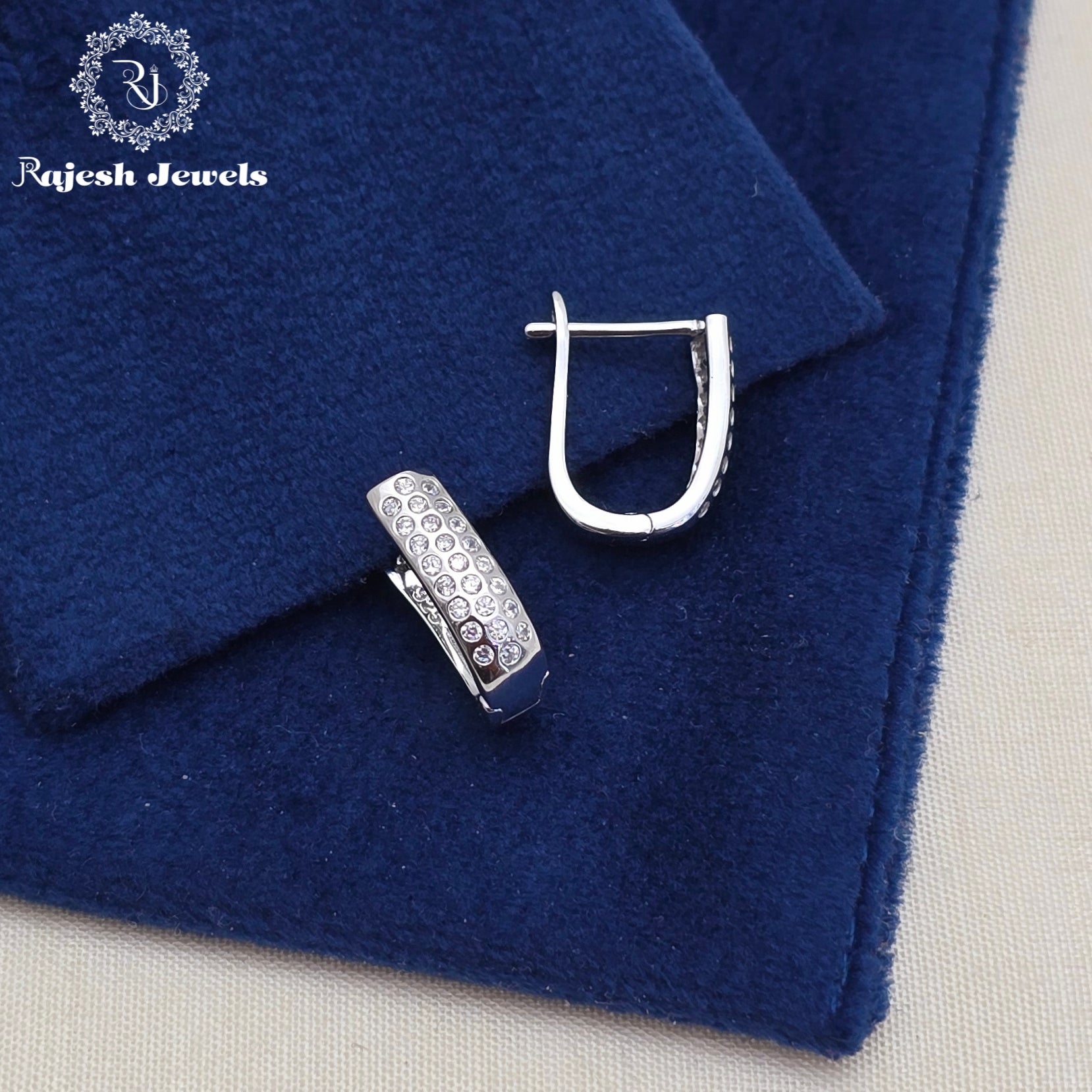 Fantastic Rodhium Finish Bali Earrings