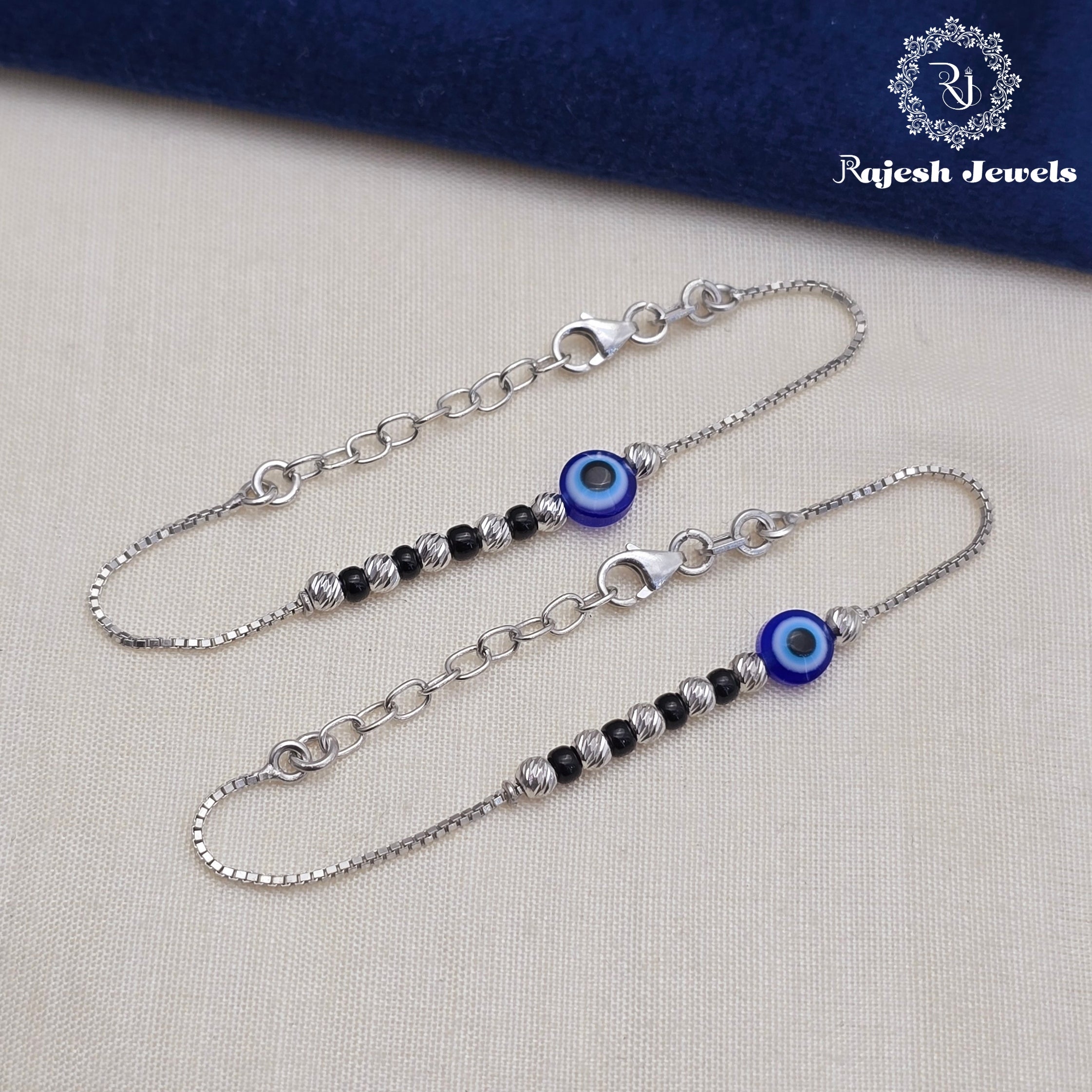 Exquisite Rodhium Finish Evil-eye Bracelet