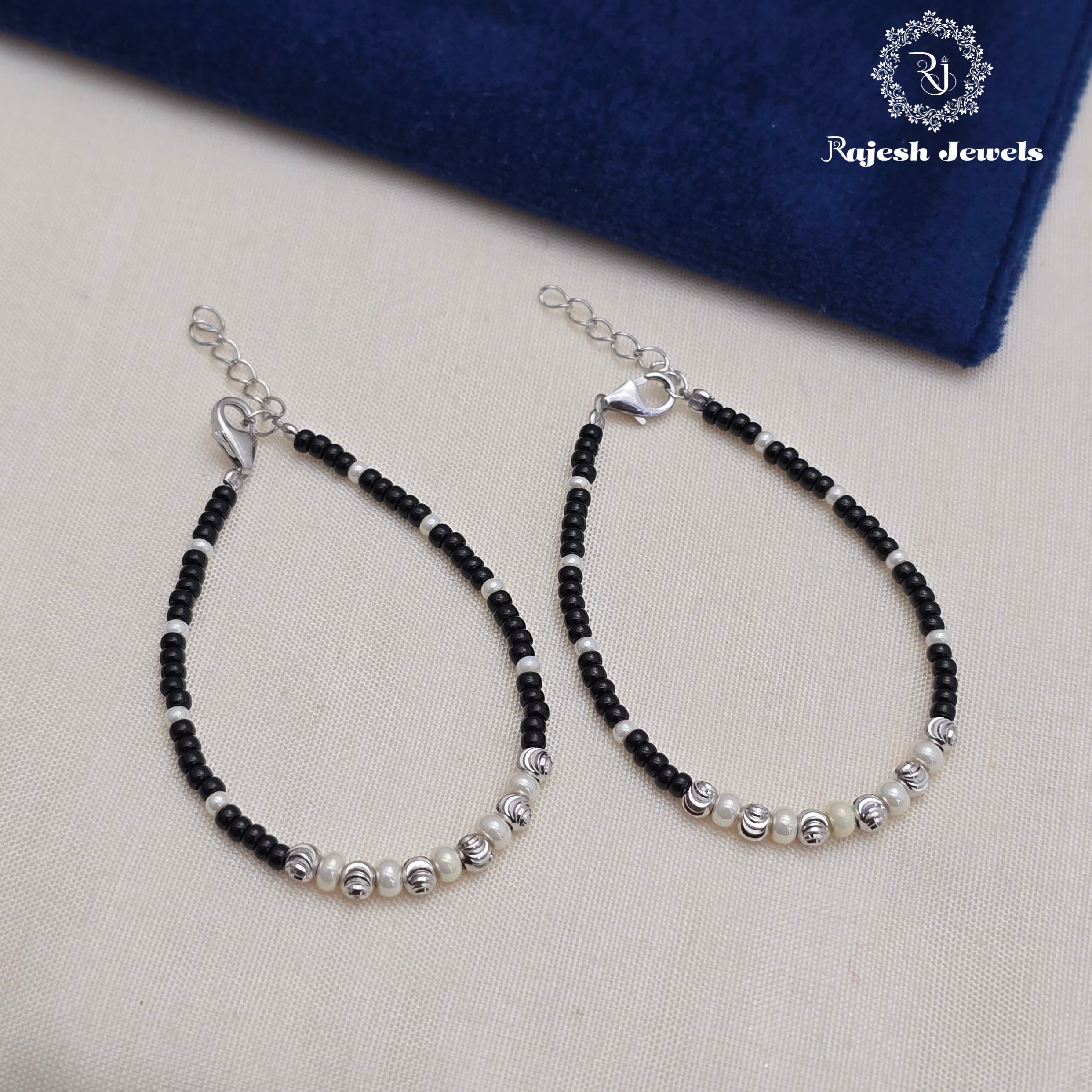 Sensational Silver Back Beads Bracelet