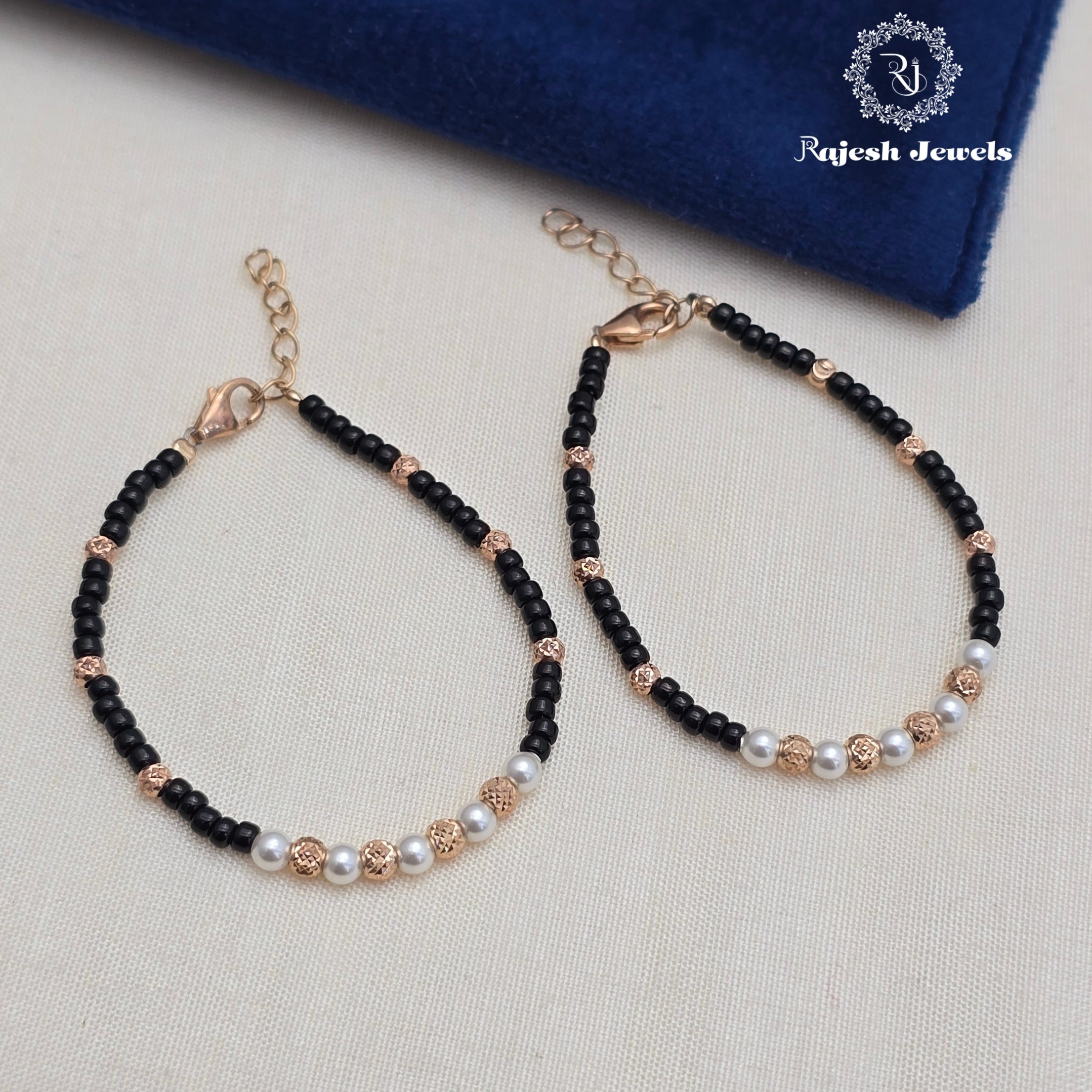 Unique Rosegold Finish Baby Bracelet