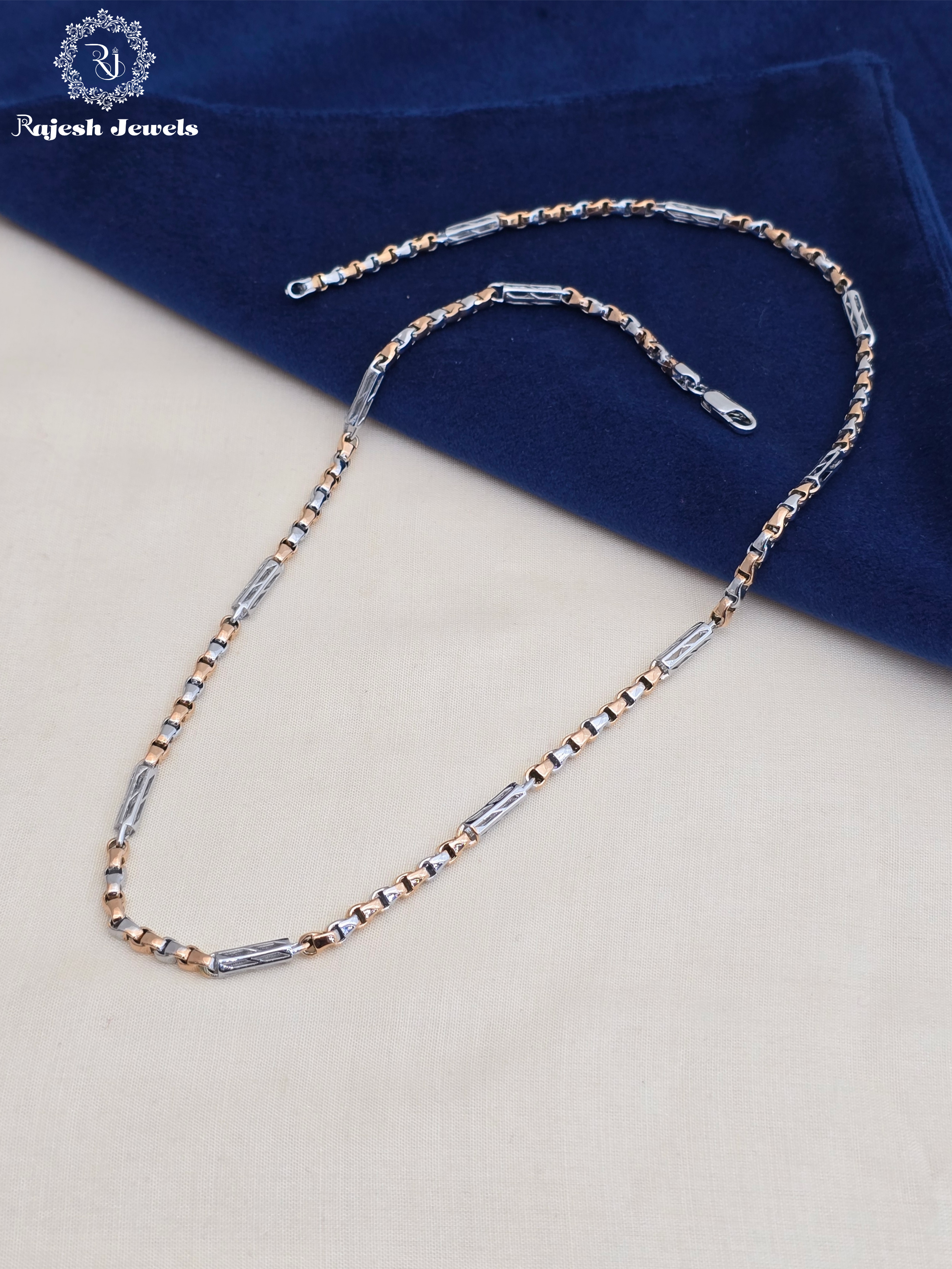 Vibrant Dual Toned Men's Neckchain