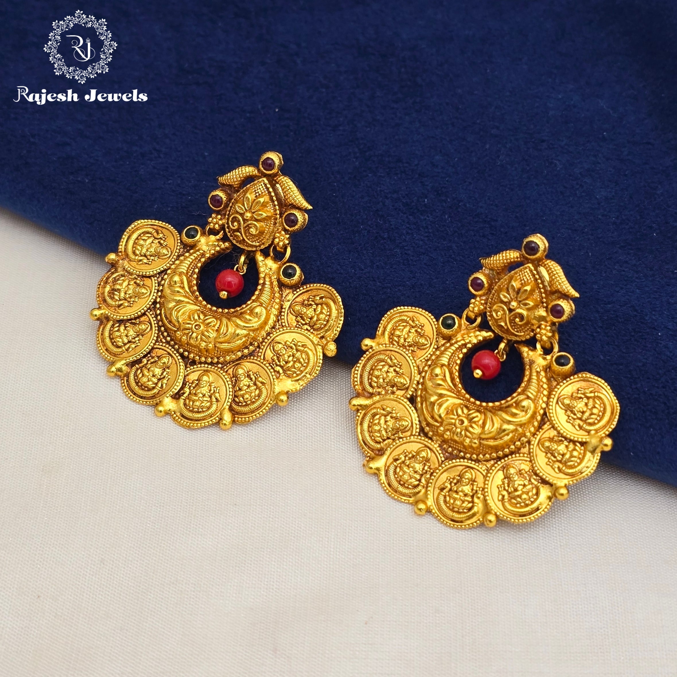 Lakshmi Kasu Design Chandbali Earrings