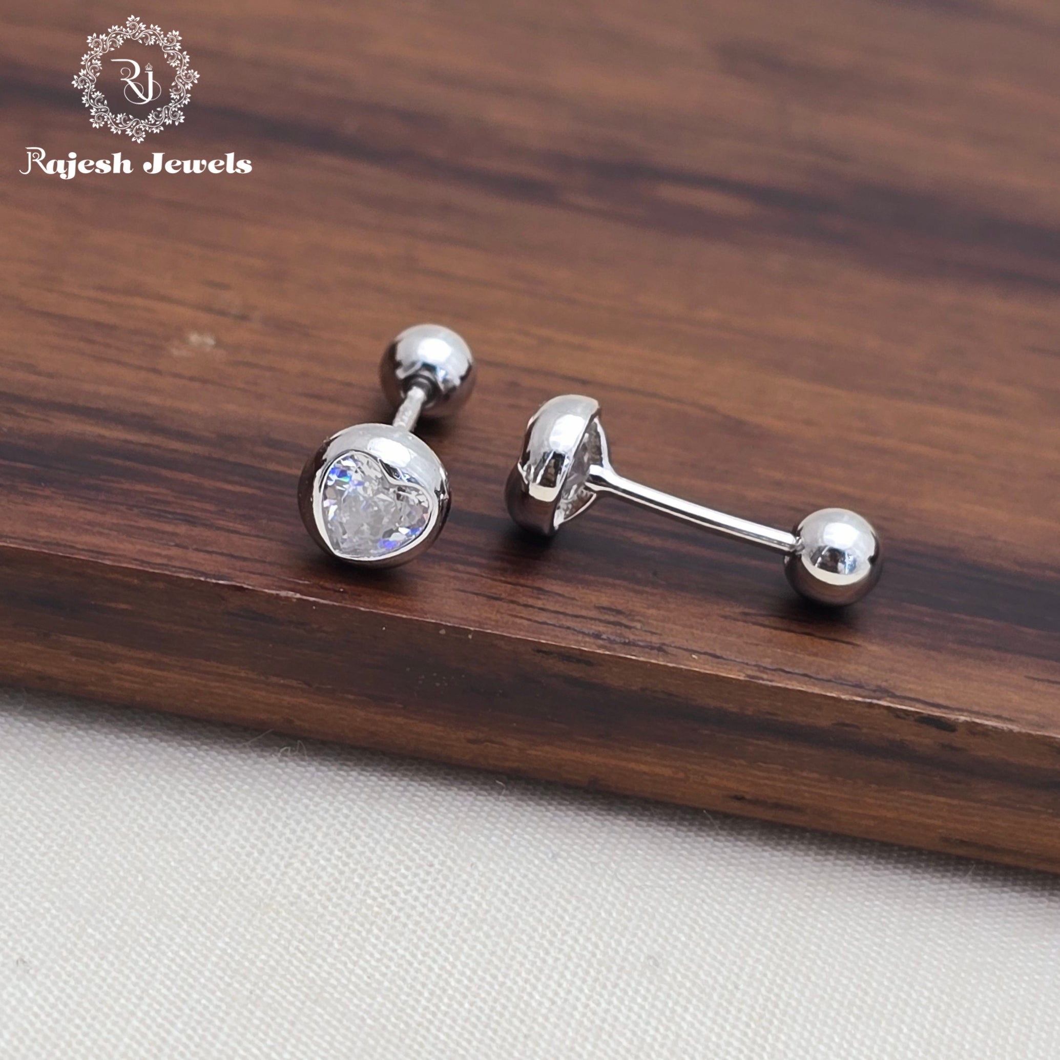 Single Stone Second Stud Earrings