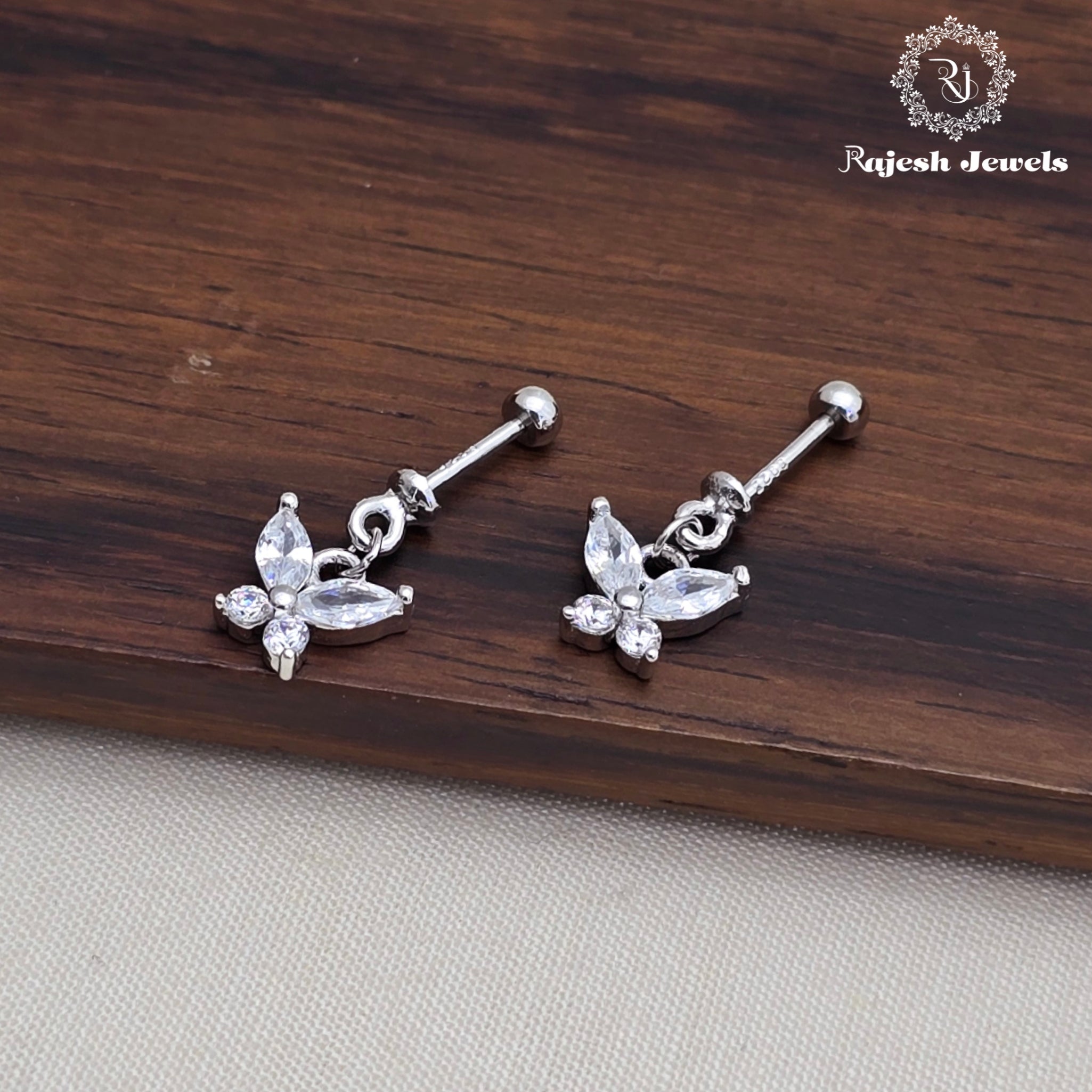 Dazzling Butterfly Bugadi Earrings