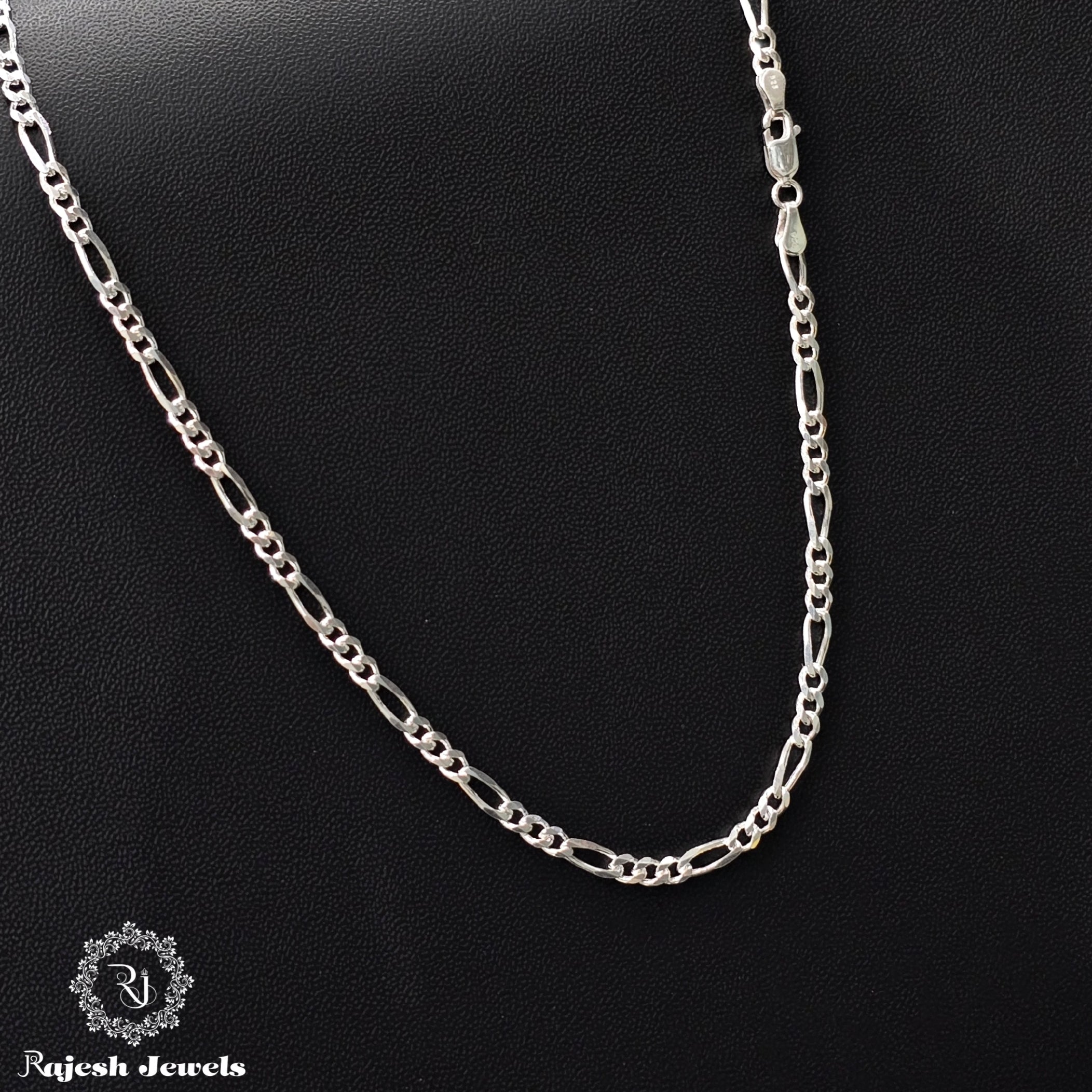 Figaro Sterling Silver Neckchain