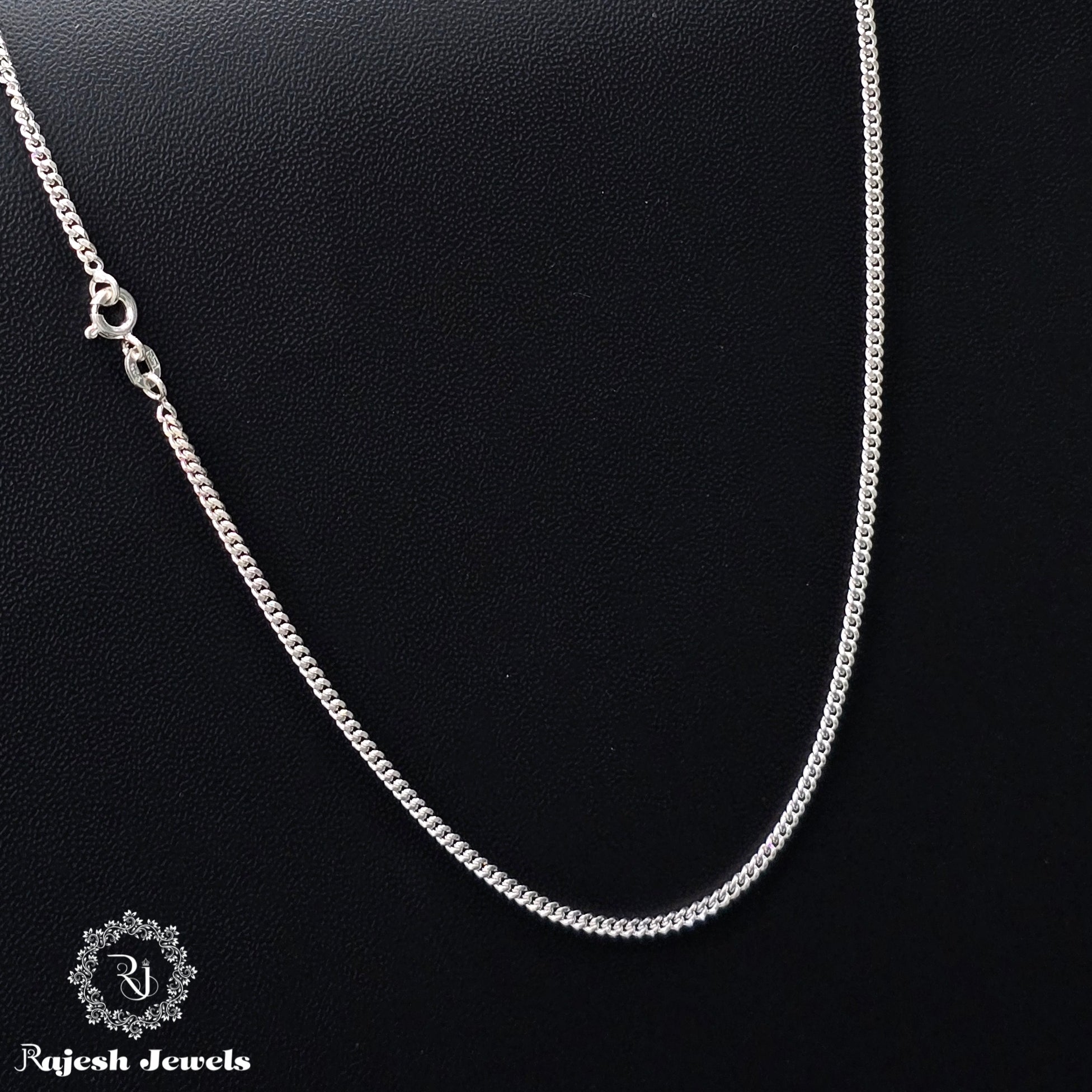 Sleekest Curb Sterling Silver Neck-chain