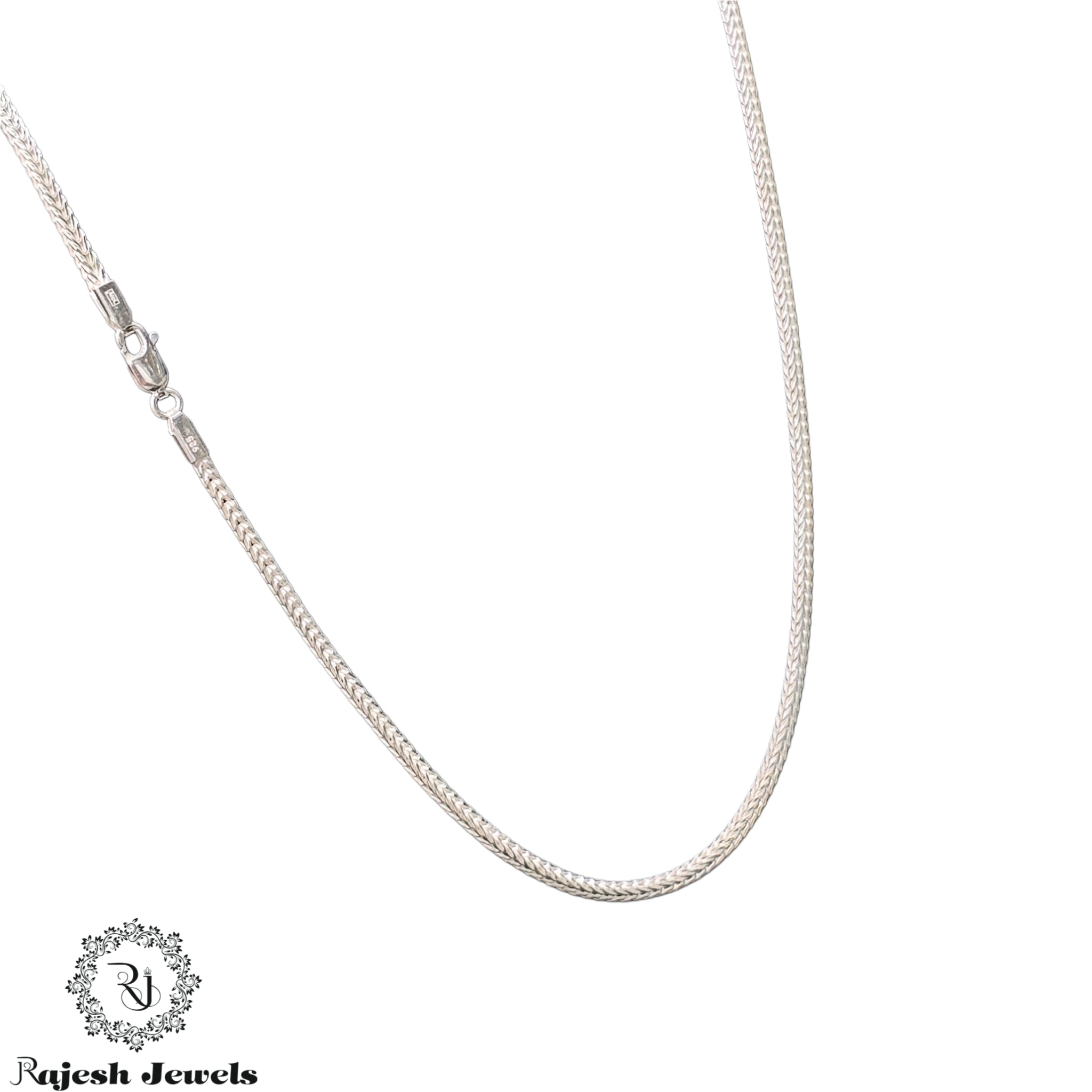Vibrant Smooth Finish Sterling Silver Neckchain
