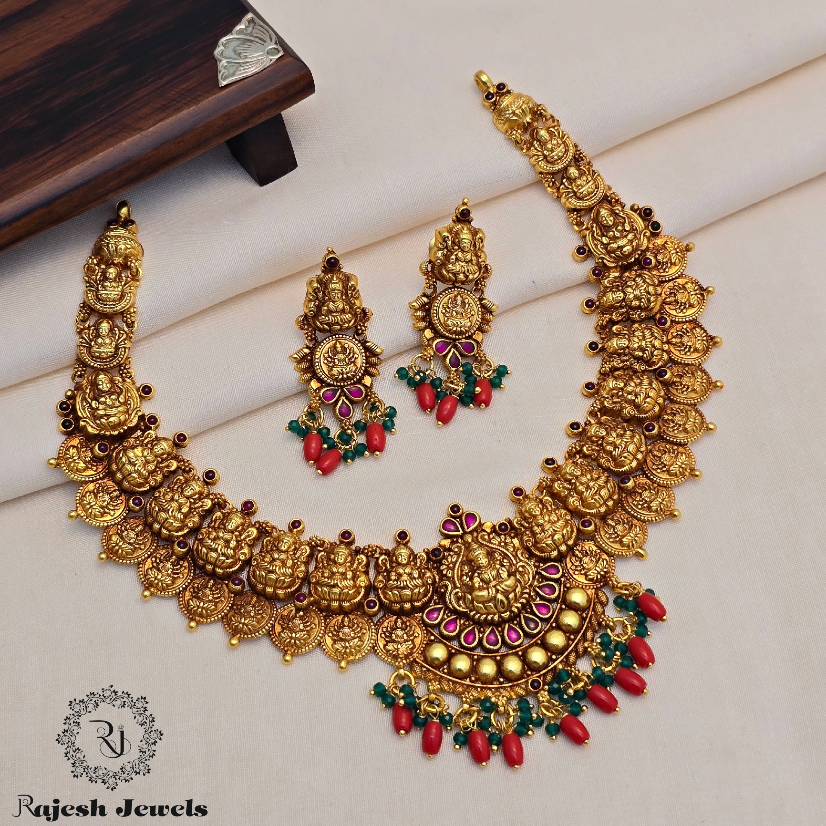 Glorified Lakshmi Antique Neckpiece