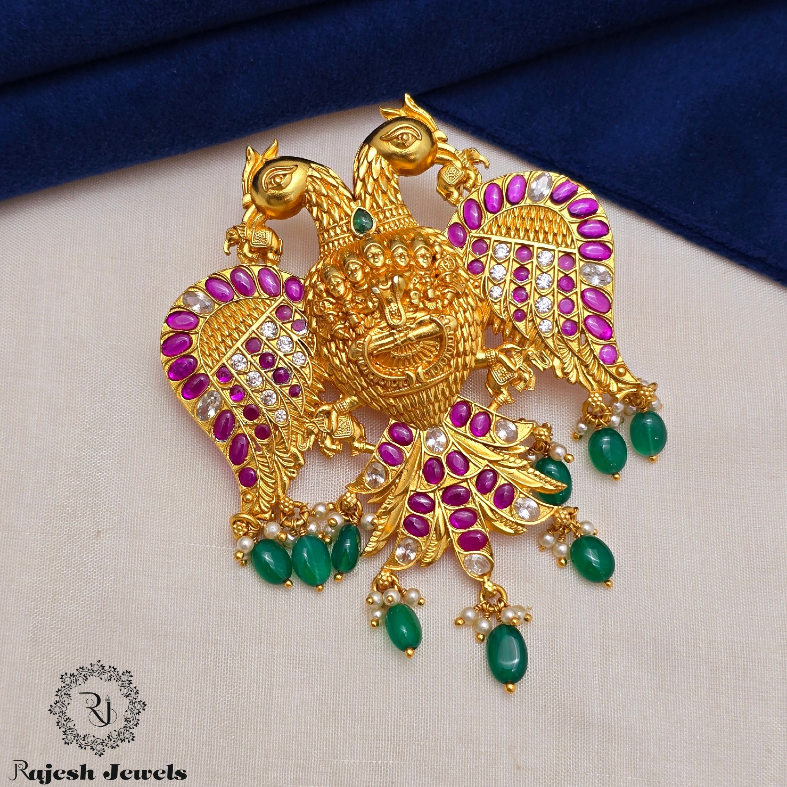 Exuberant Gandaberunda Pendant