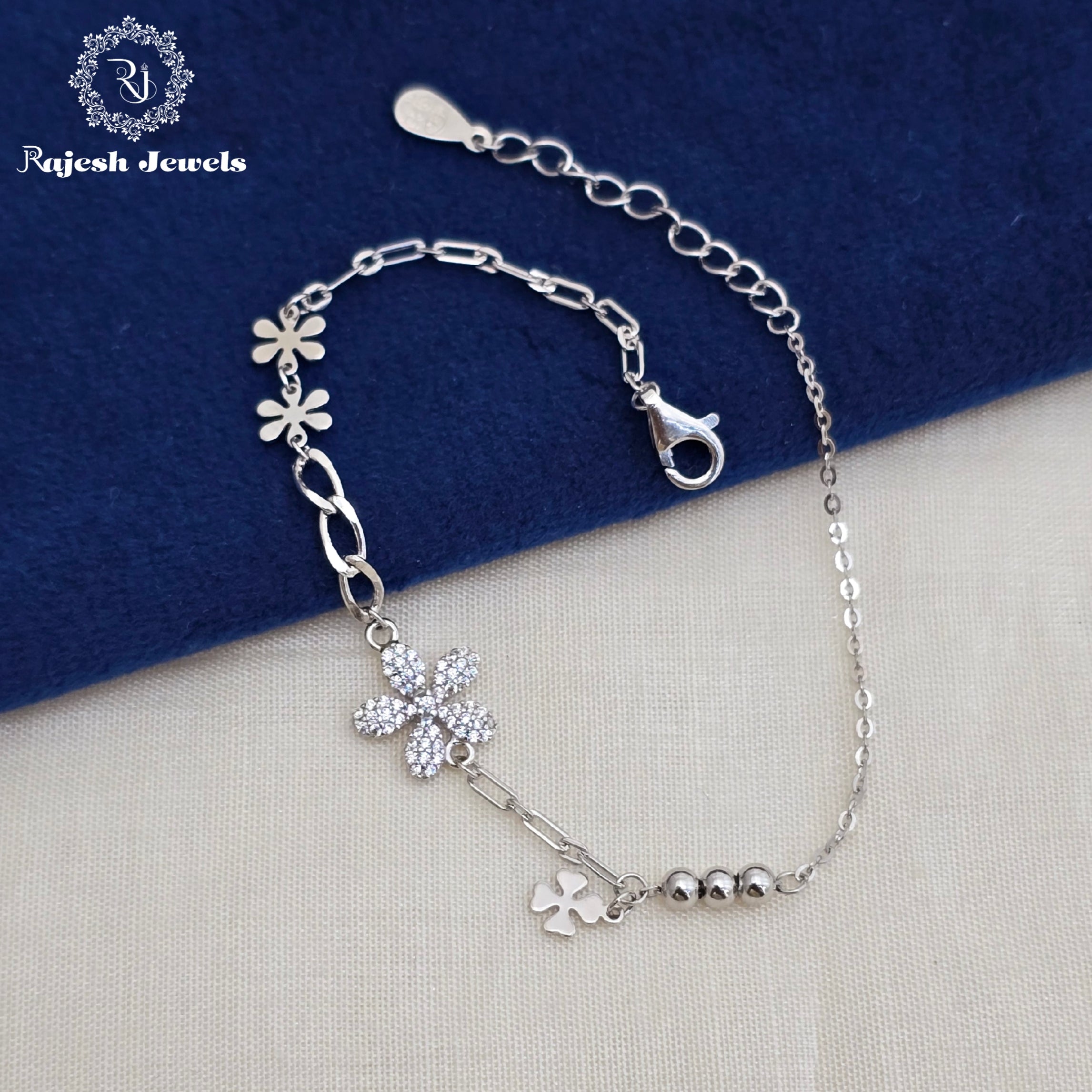 Out standing Cz Silver Ladies Bracelet