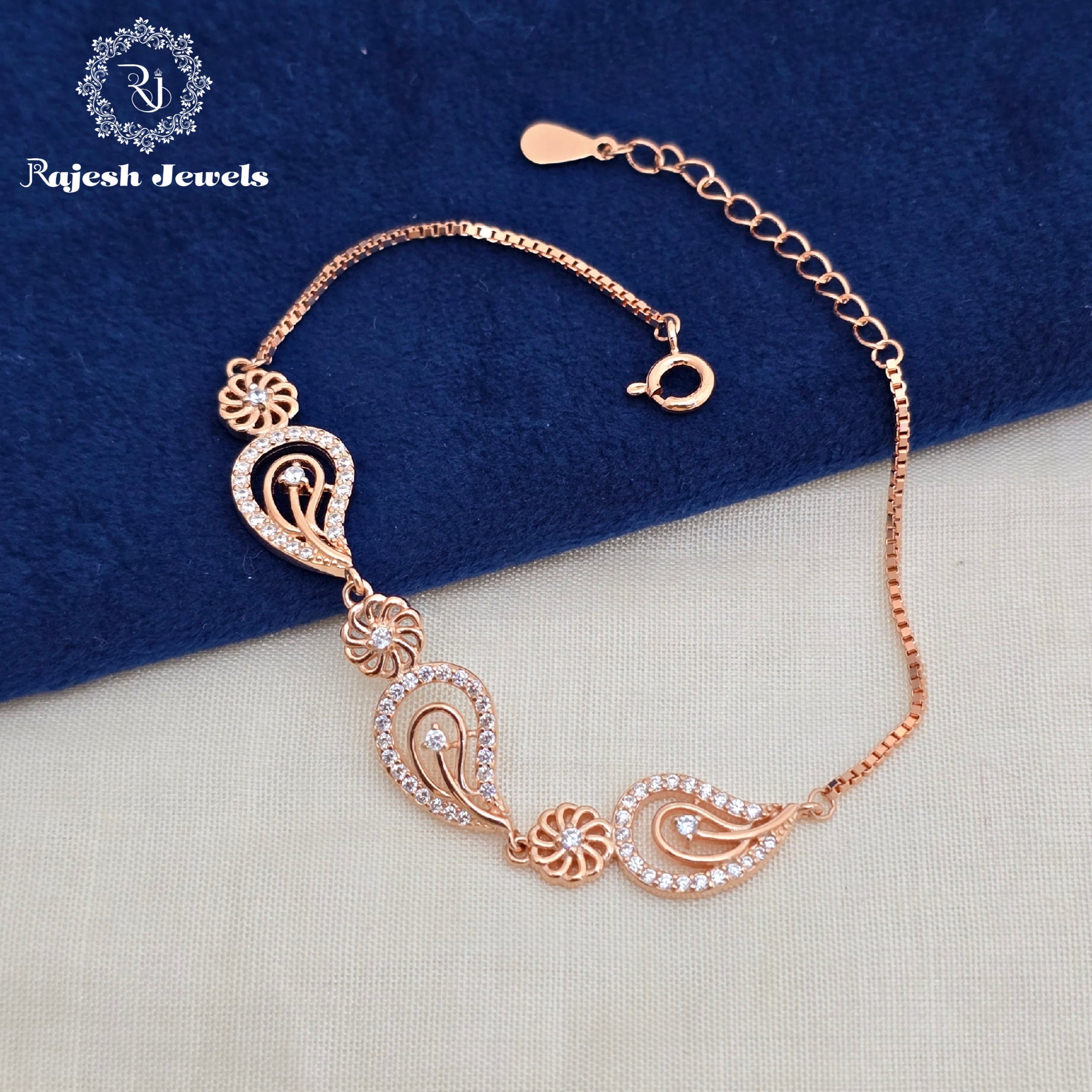 Superb Cz Silver Ladies Bracelet