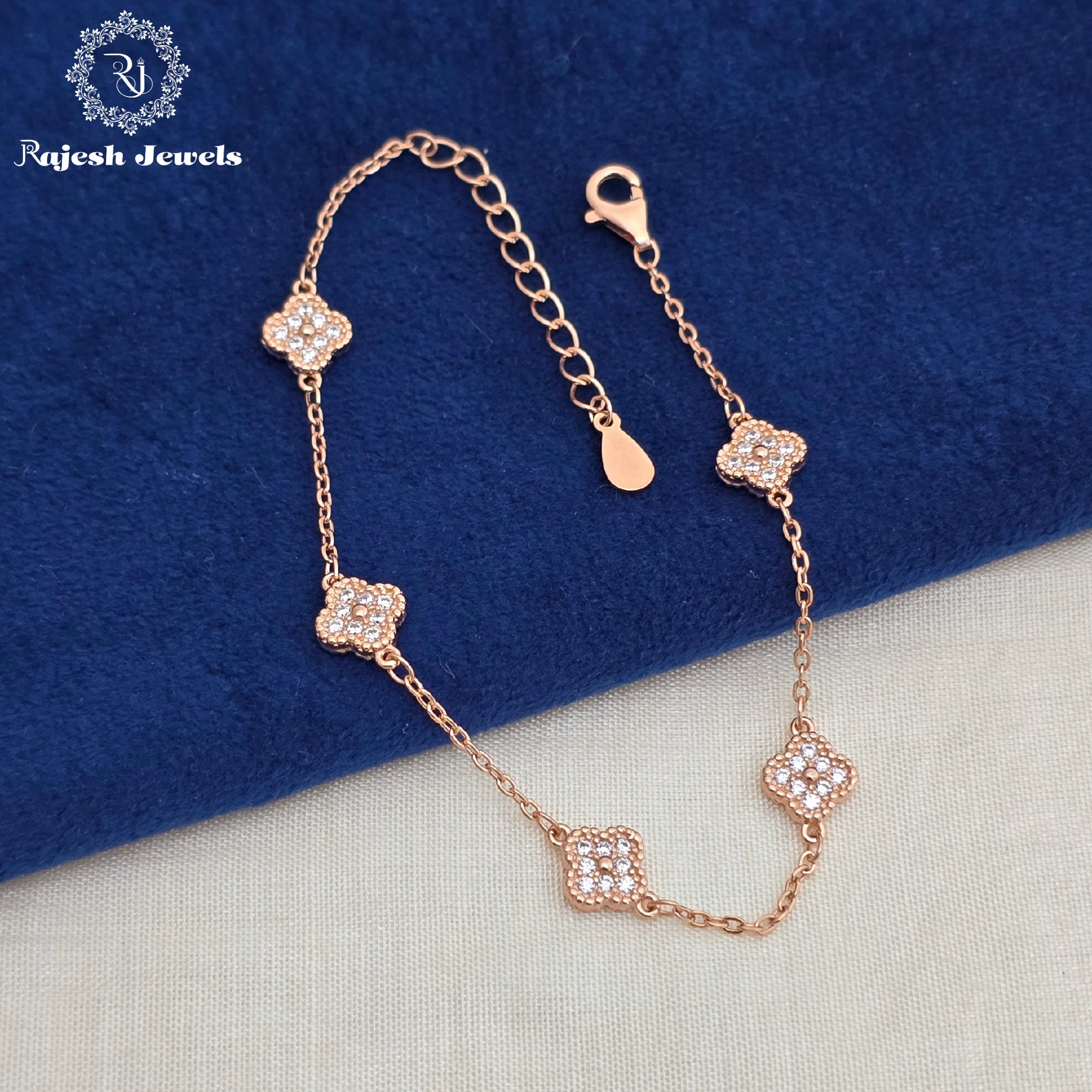 Exquisite Cz Silver Ladies Bracelet
