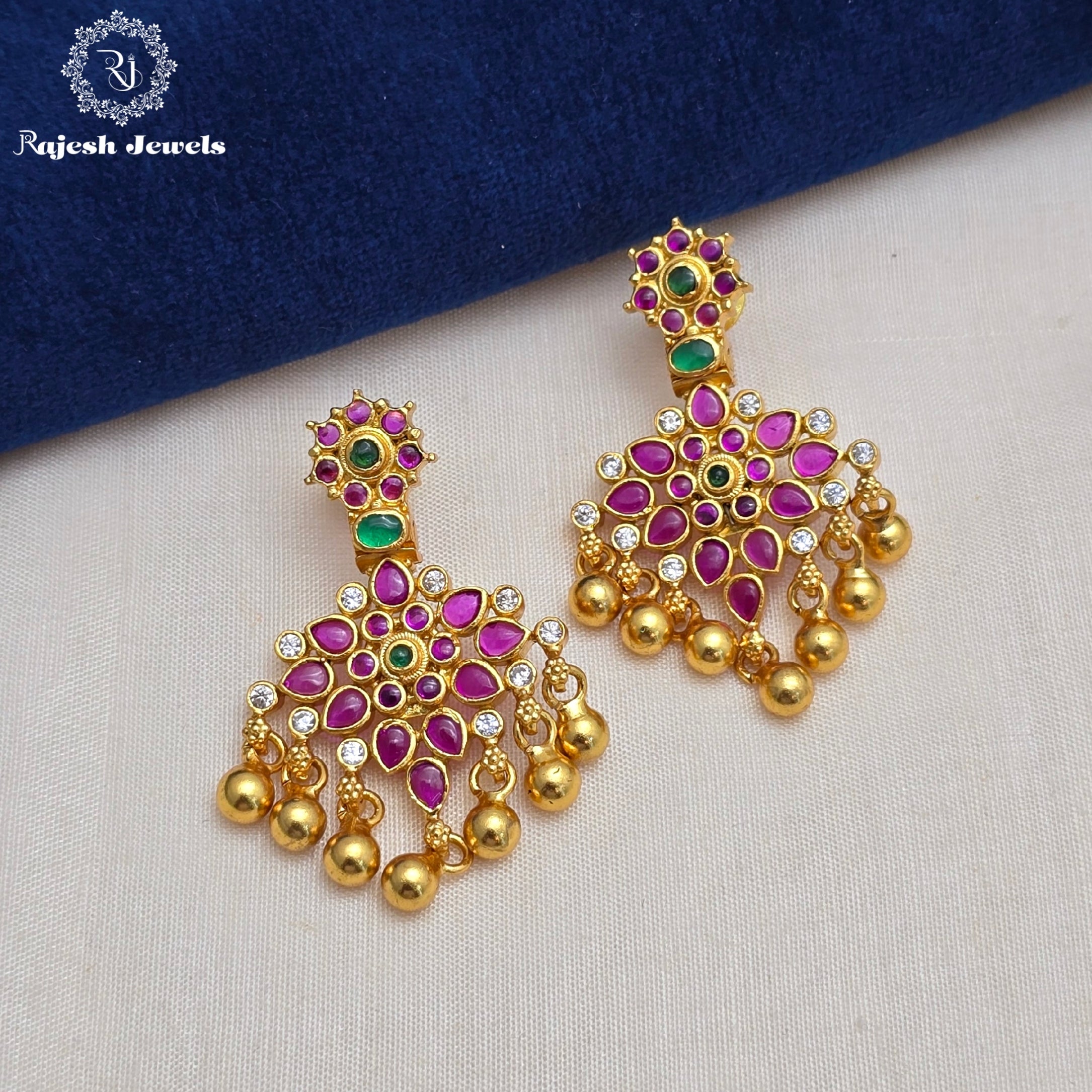 Glorious Kemp Chandbali Earrings
