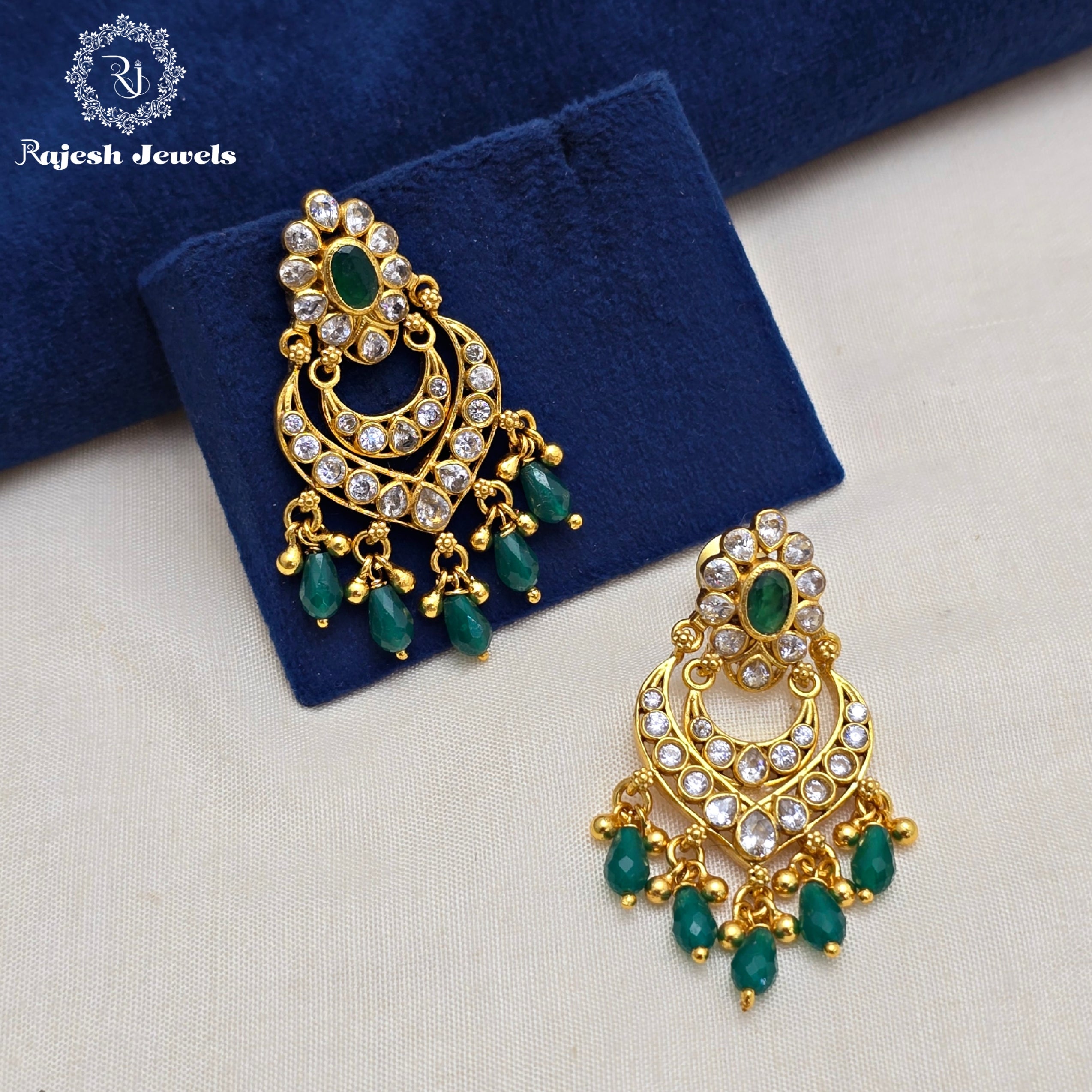 Outstanding Green Beads Earrings