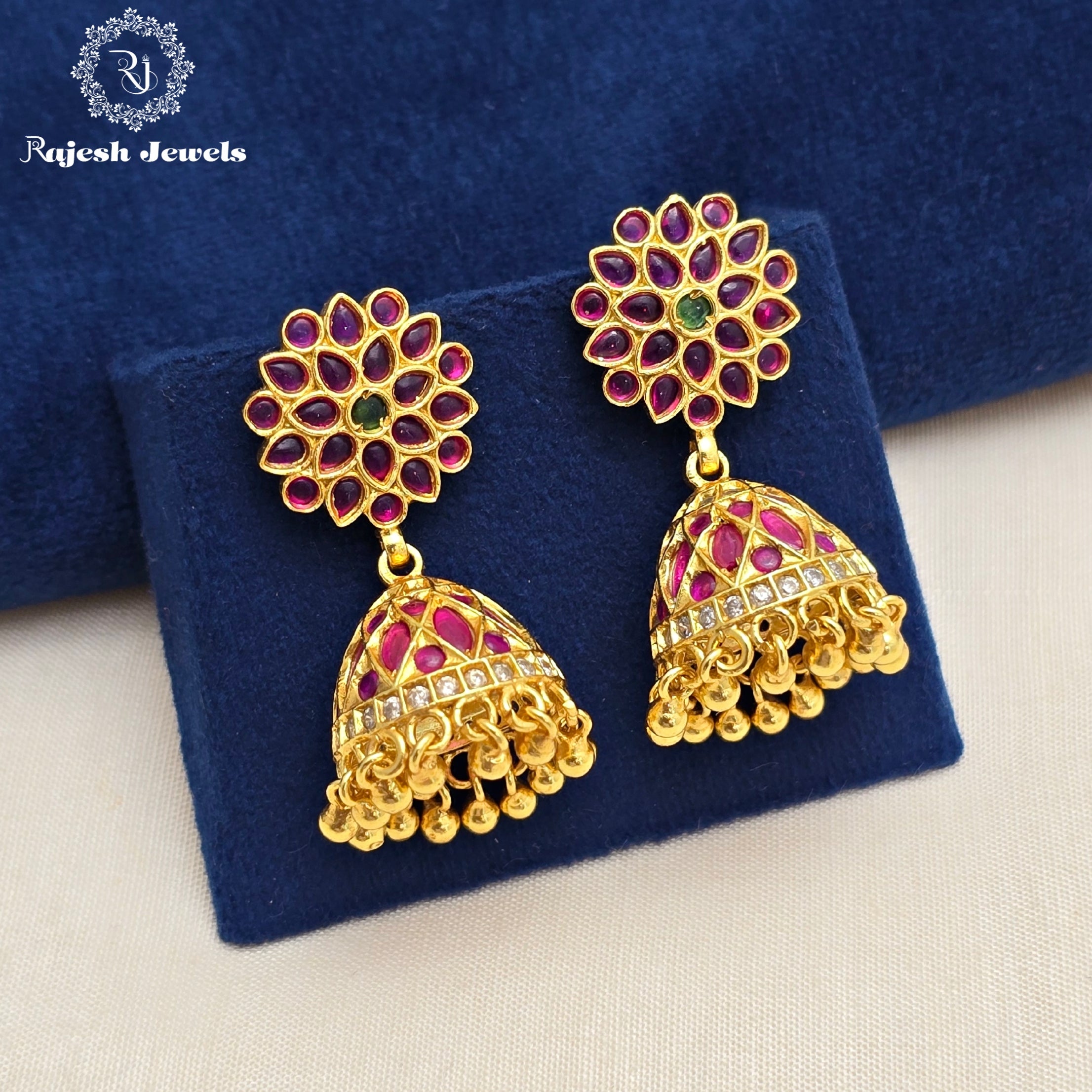 Glorious Kemp Jumka Earrings