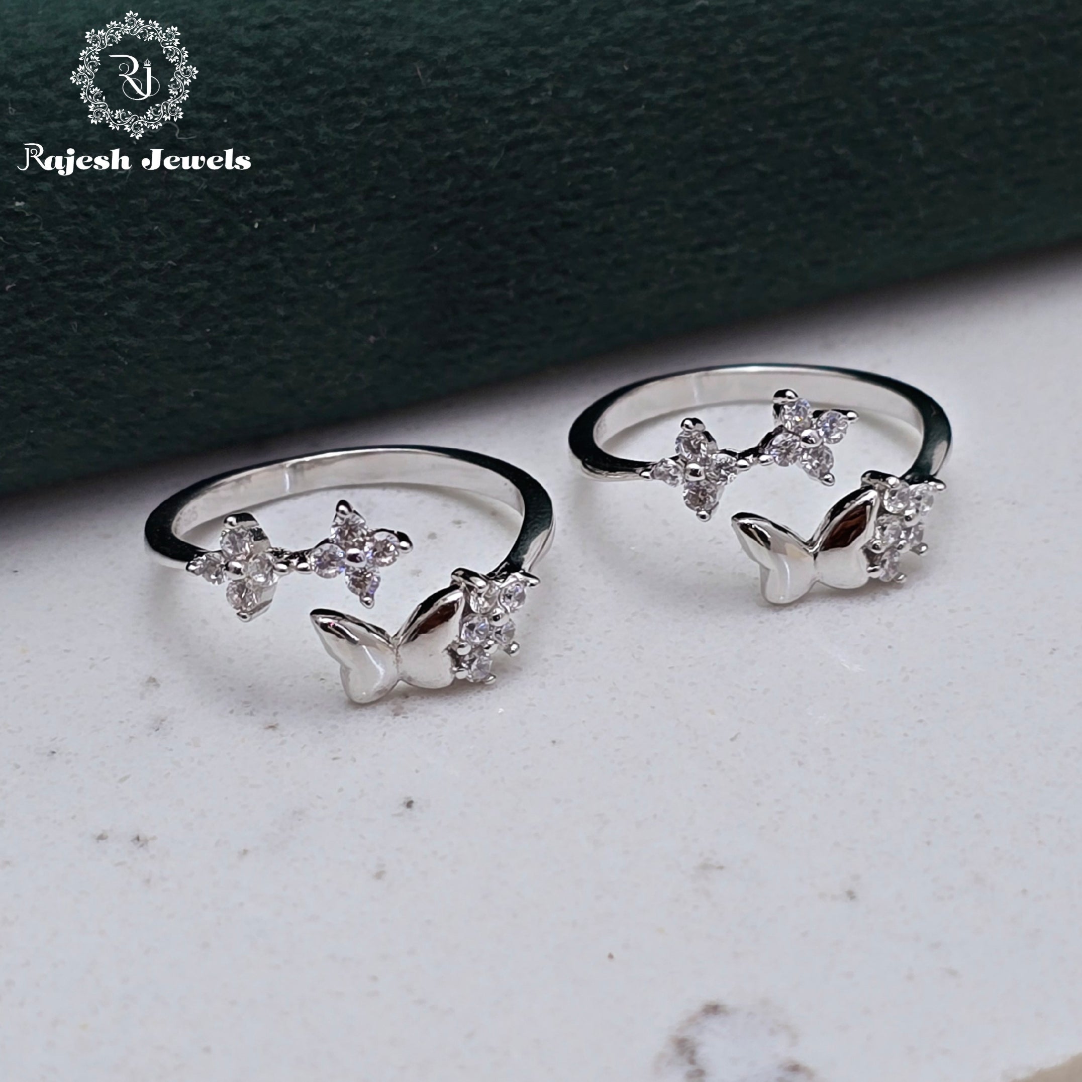 Unique Butterfly Cz Toerings