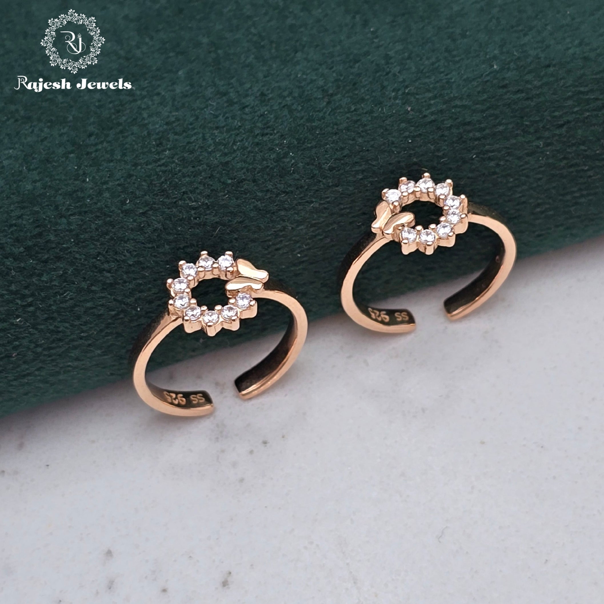 Butterfly Rosegold Toering