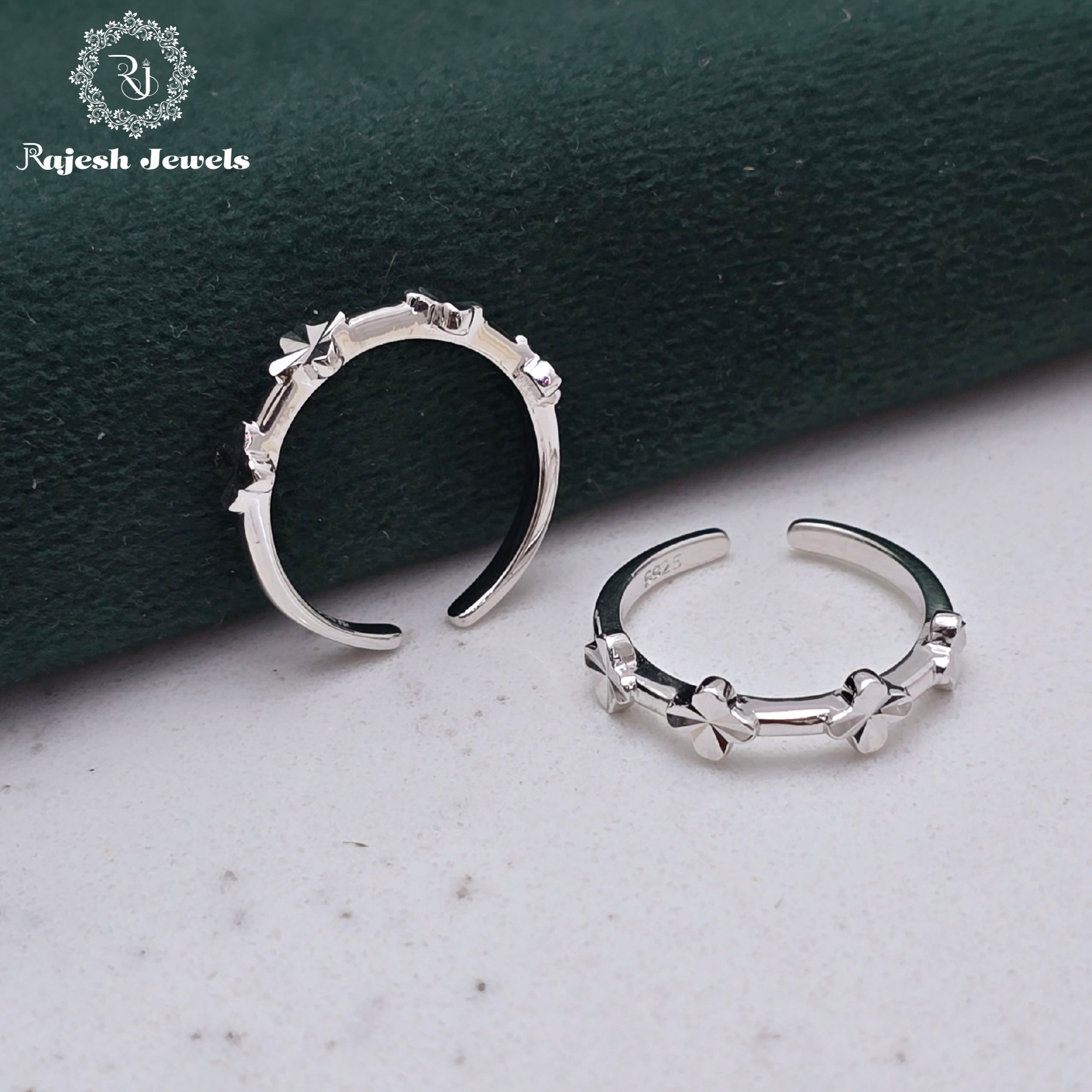 Classy Rhodium Finish Toering