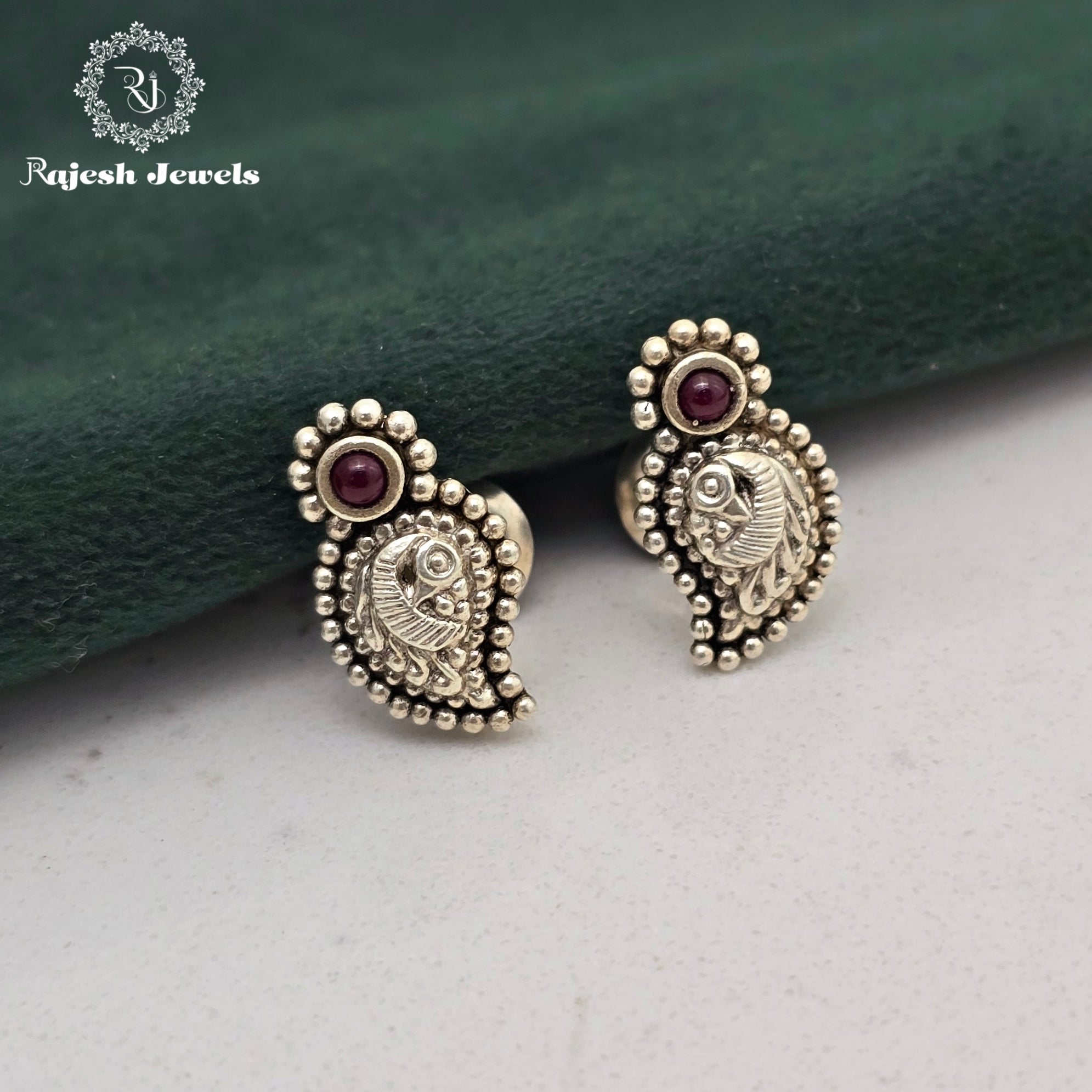 Minimalistic Mango Stud Earrings
