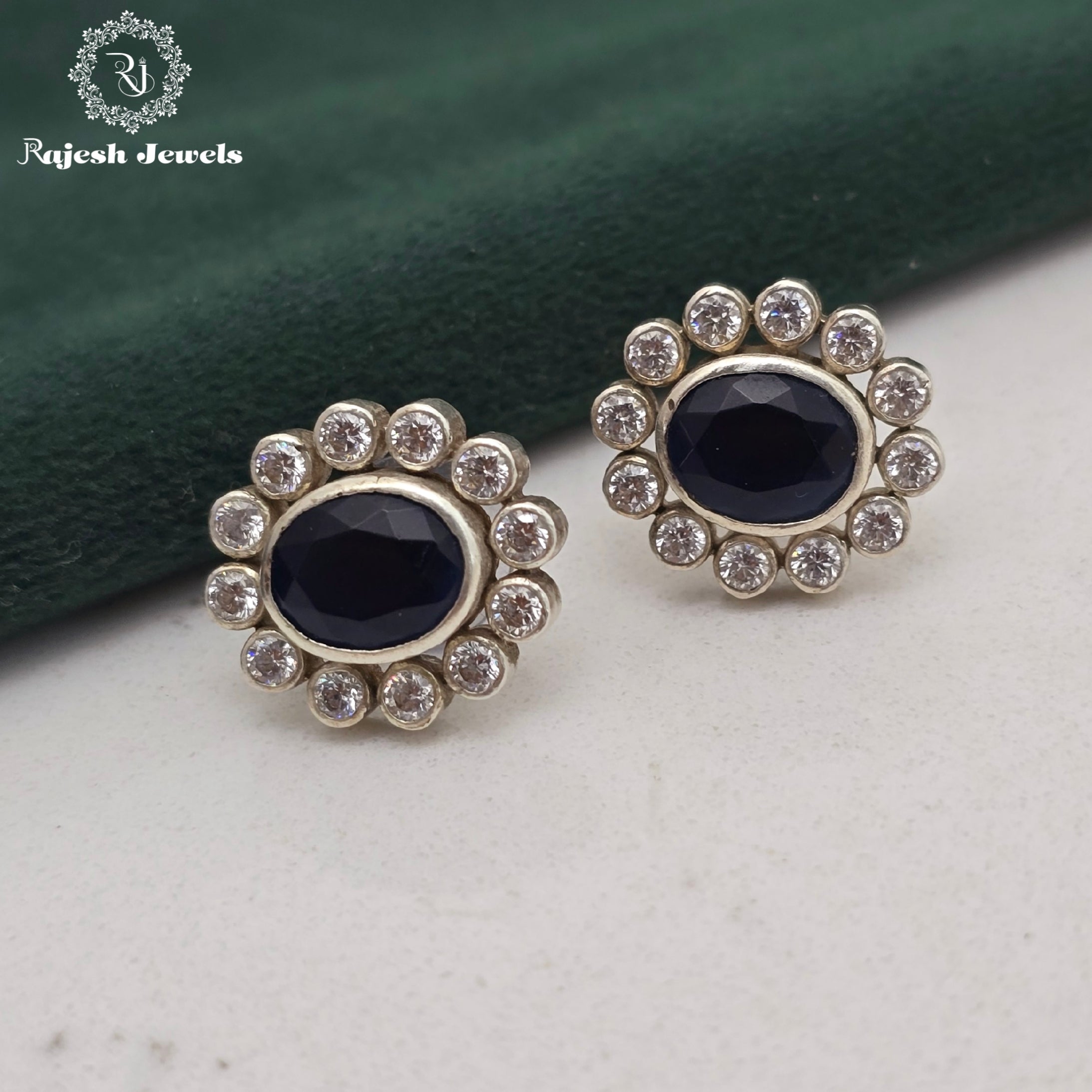 Royal Blue Stud Earrings