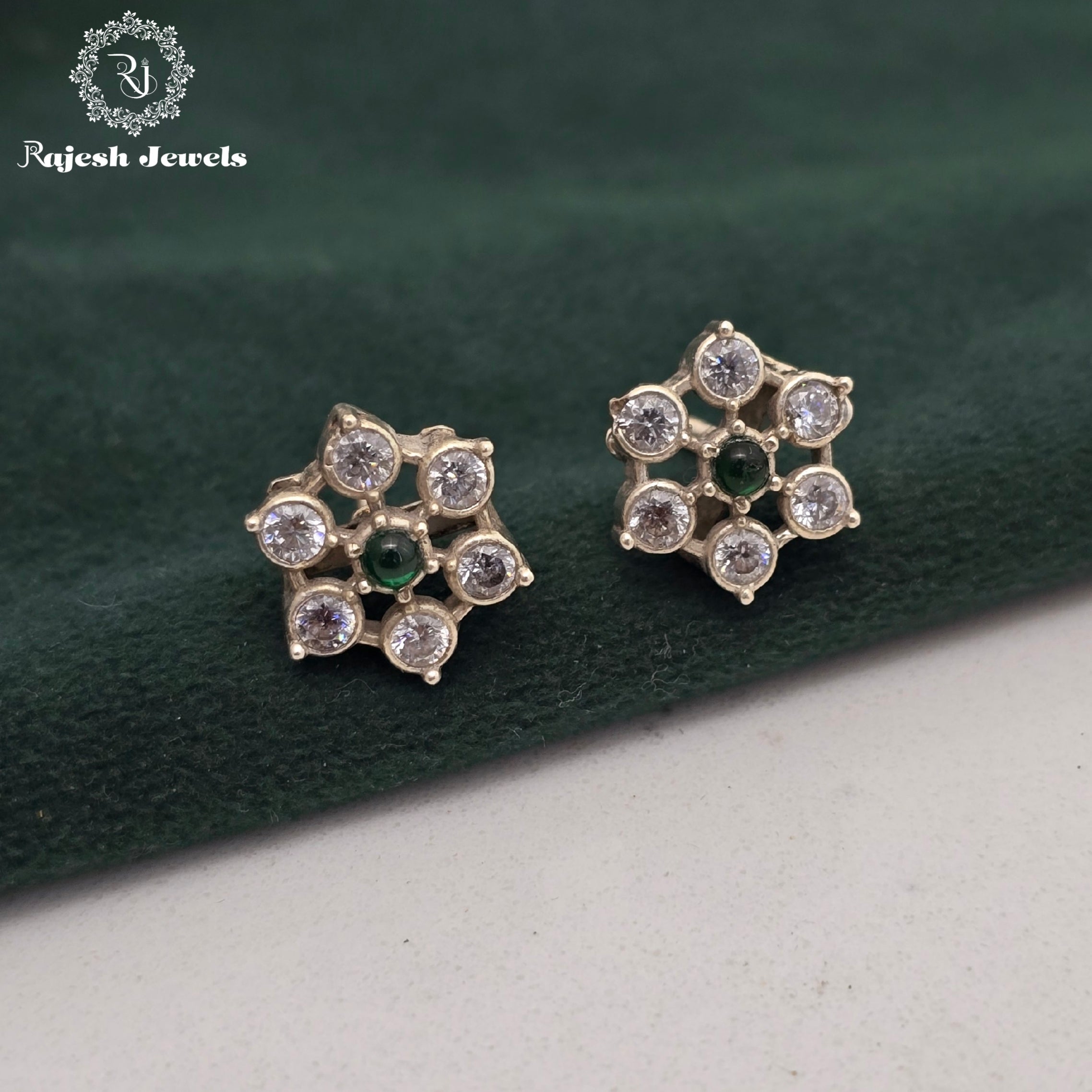 7 Stone Savitri Stud Earrings