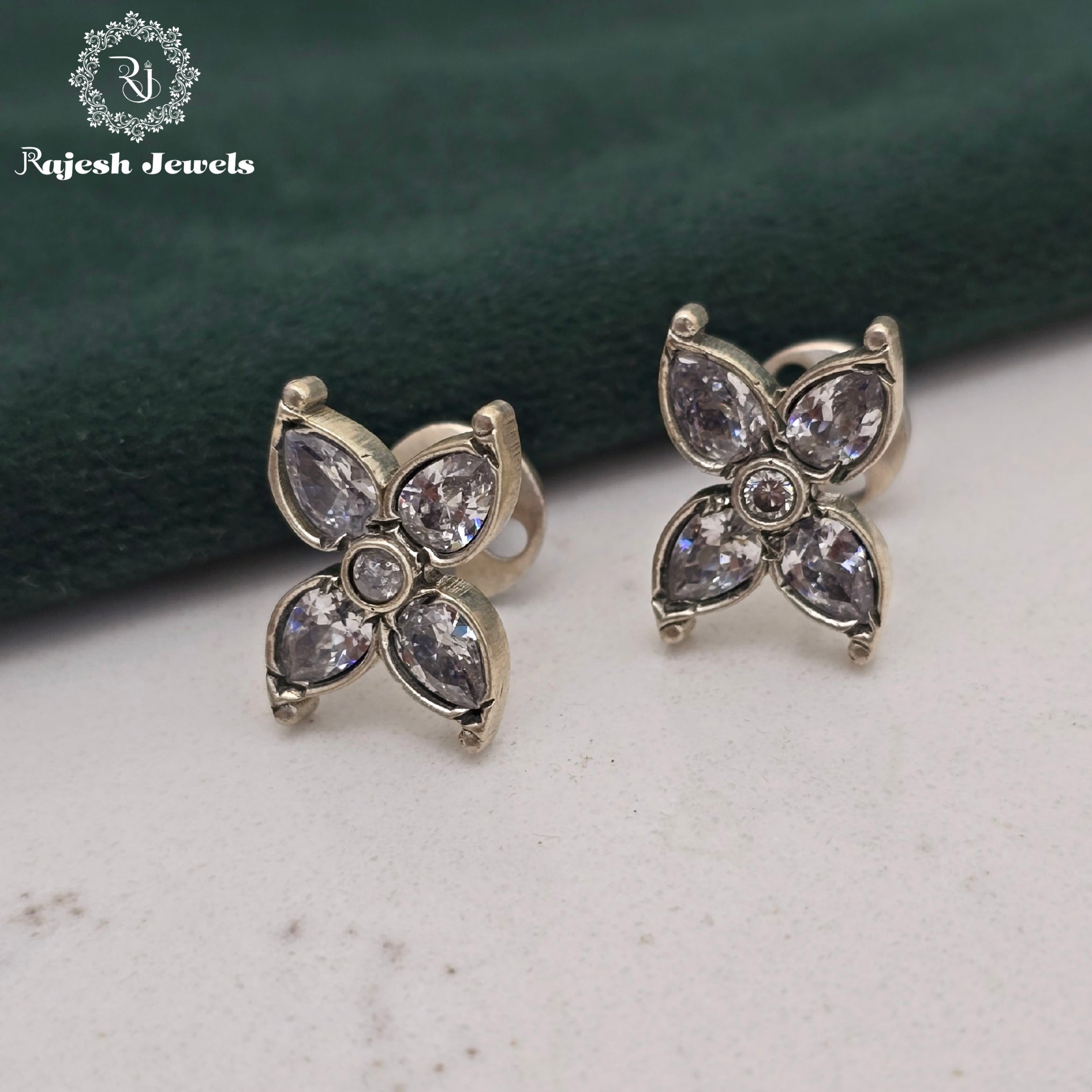 Shimmering Stud Earrings