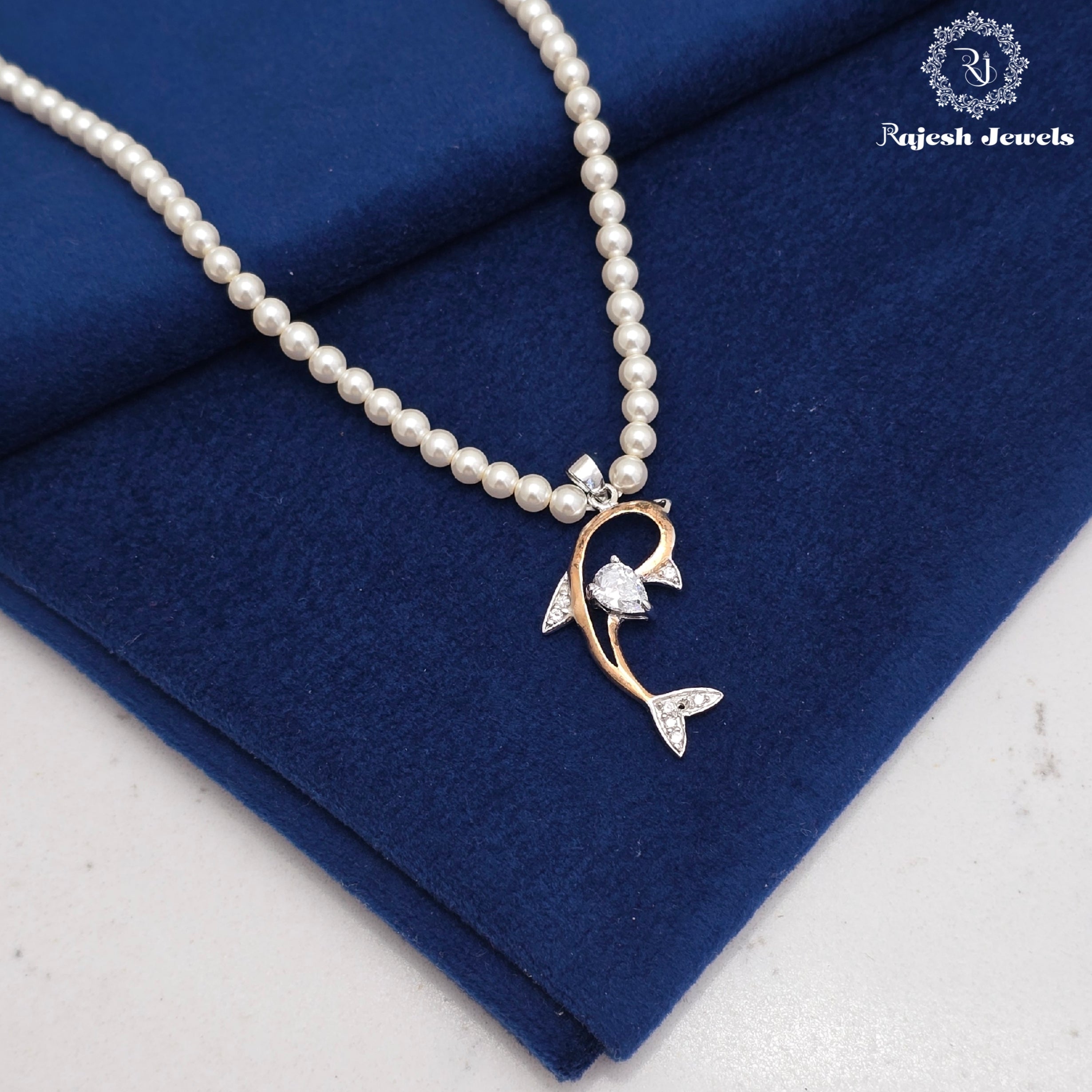 Dolphin Pearl Necklace