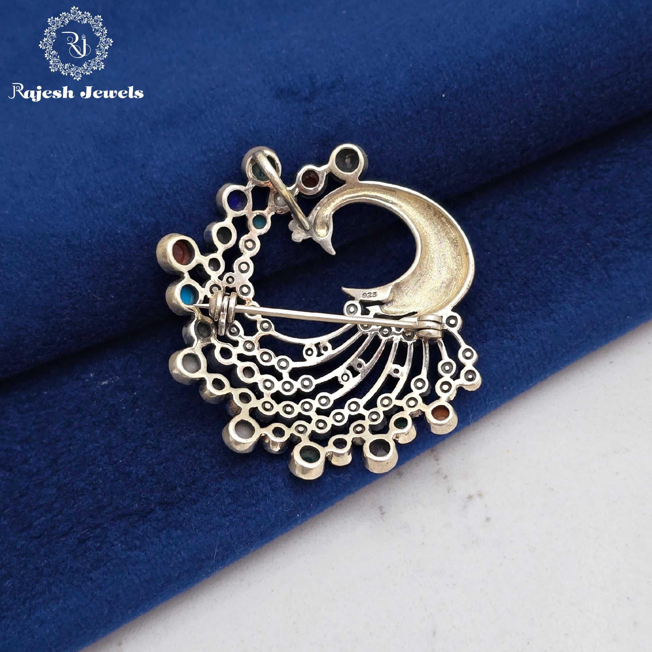 Amazing Marcasite Peacock Brooch