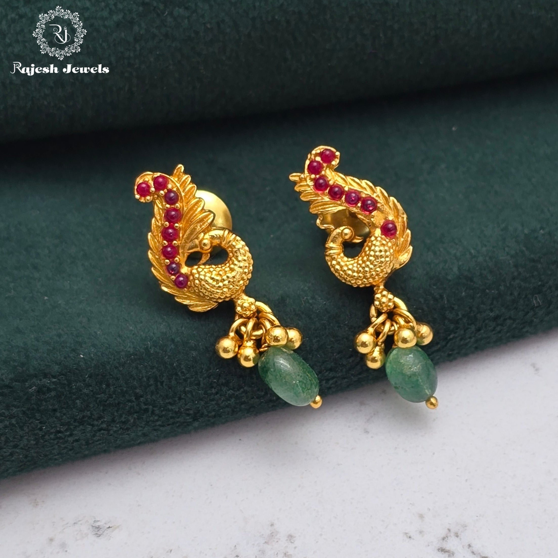 Dancing Peacock Earrings