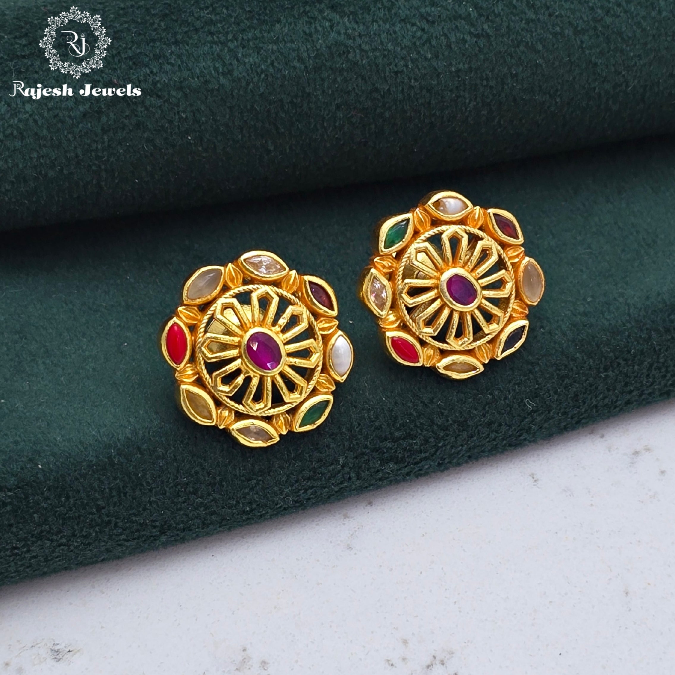 Exotic Navrang Stud Earrings
