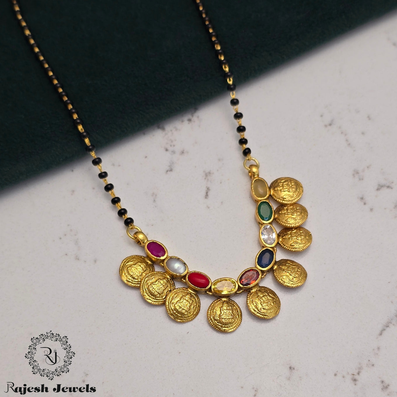 Navrathan Coined Mangalsutra