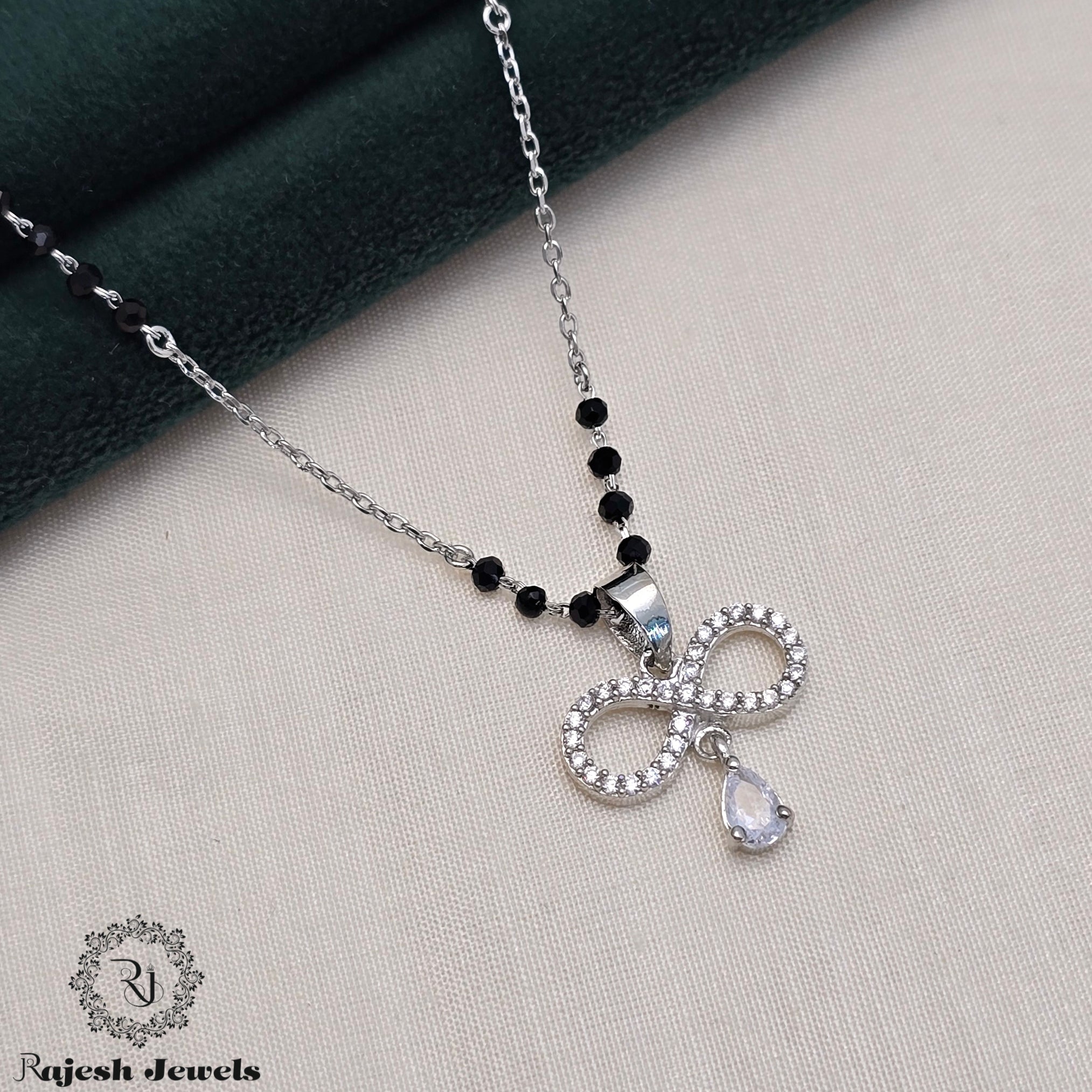 Fabulous Infinity Blackbead Mangalsutra
