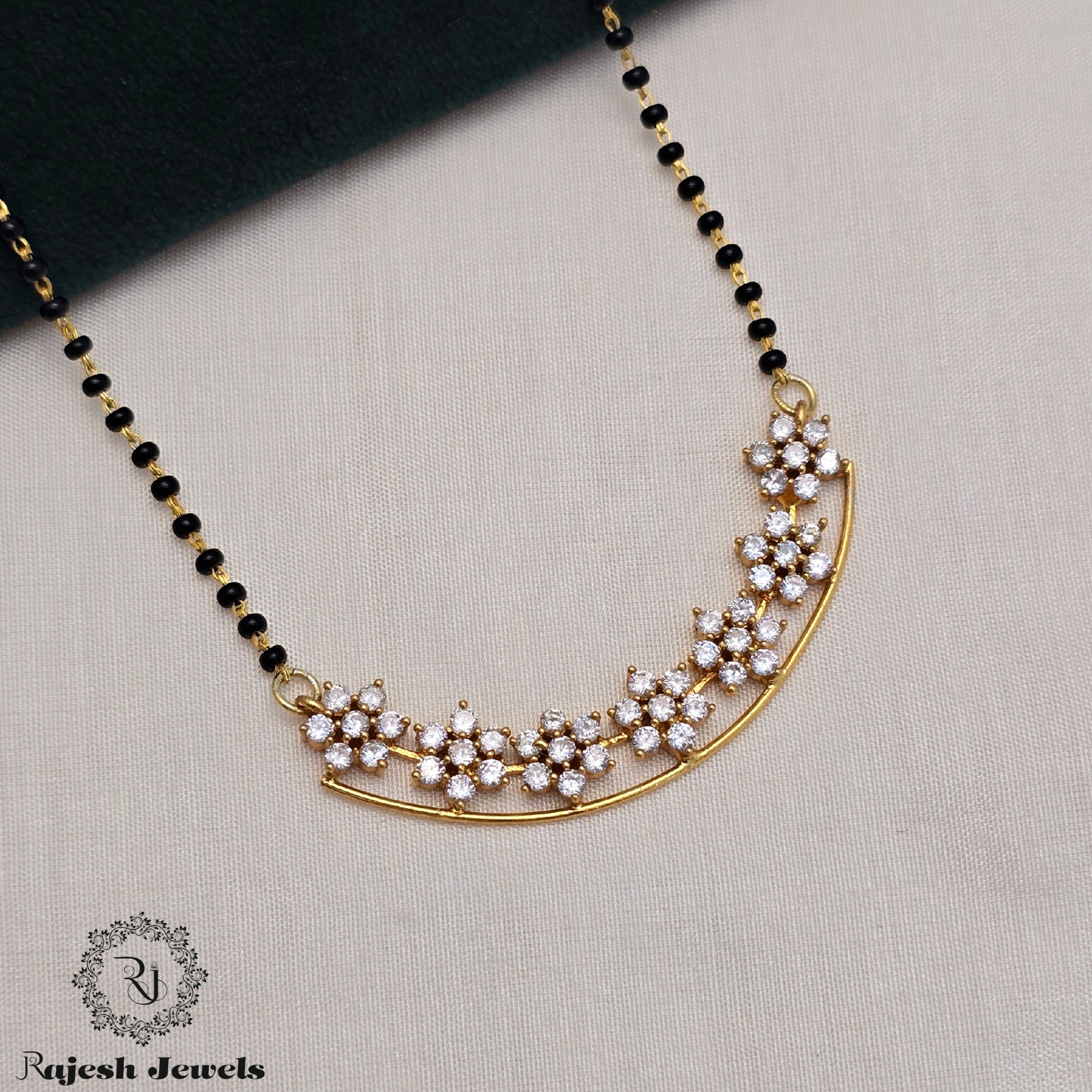 Shimmering Gold Plated Mangalsutra