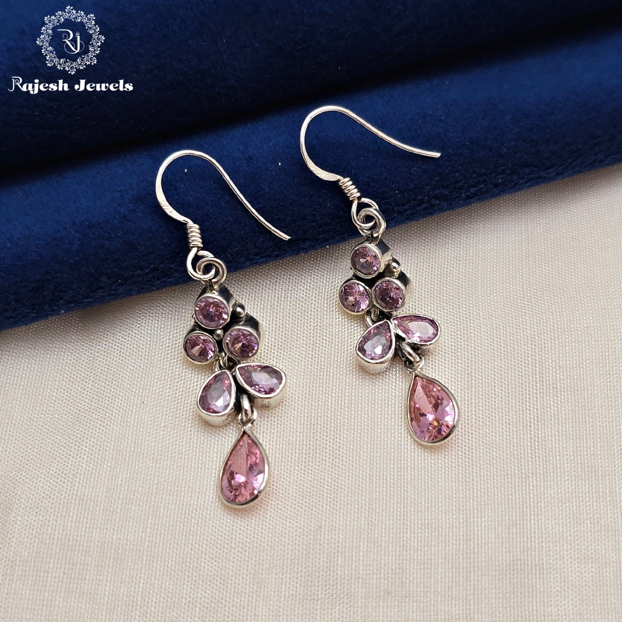 Baby Pink Hanging Earrings