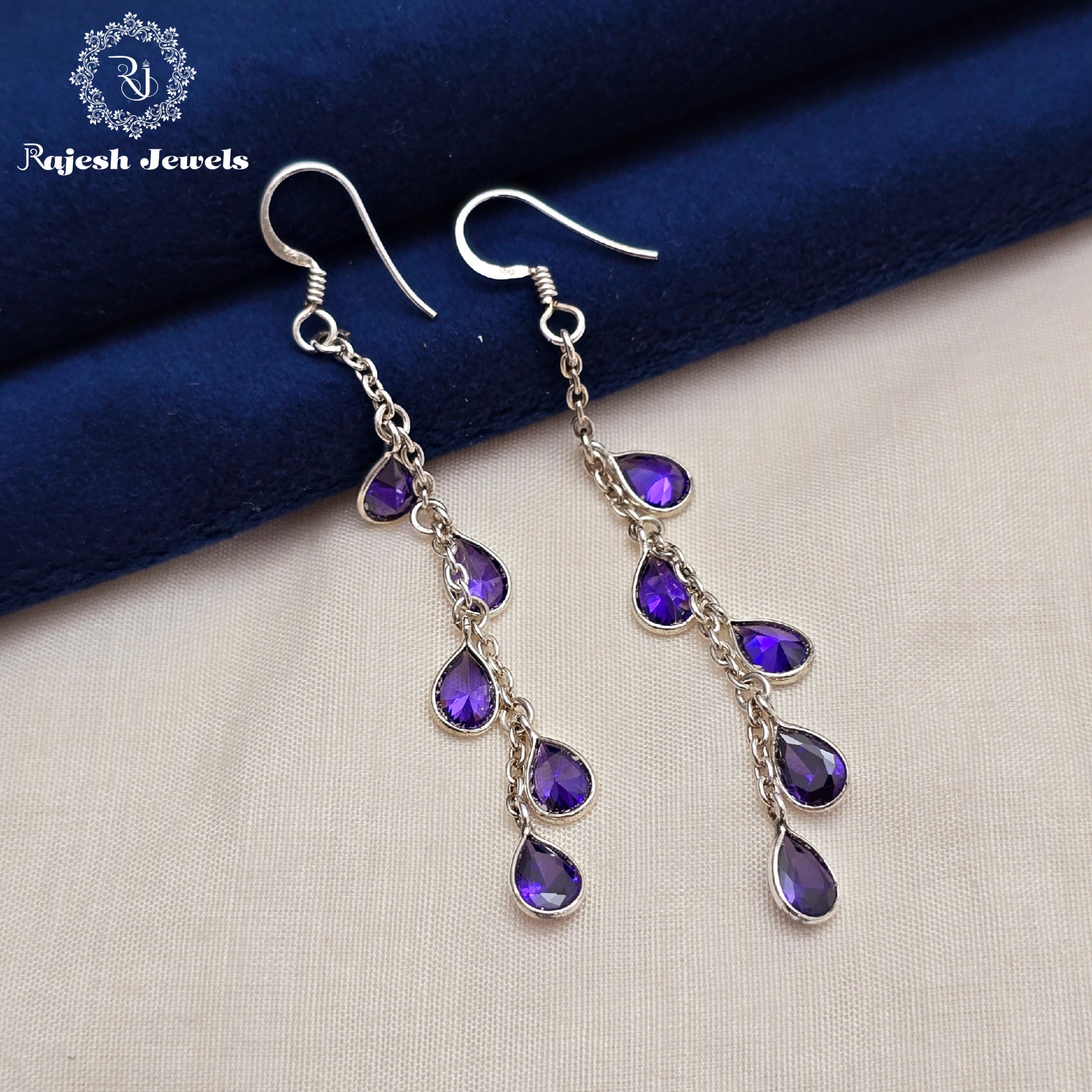 Lavender Hanging Earrings