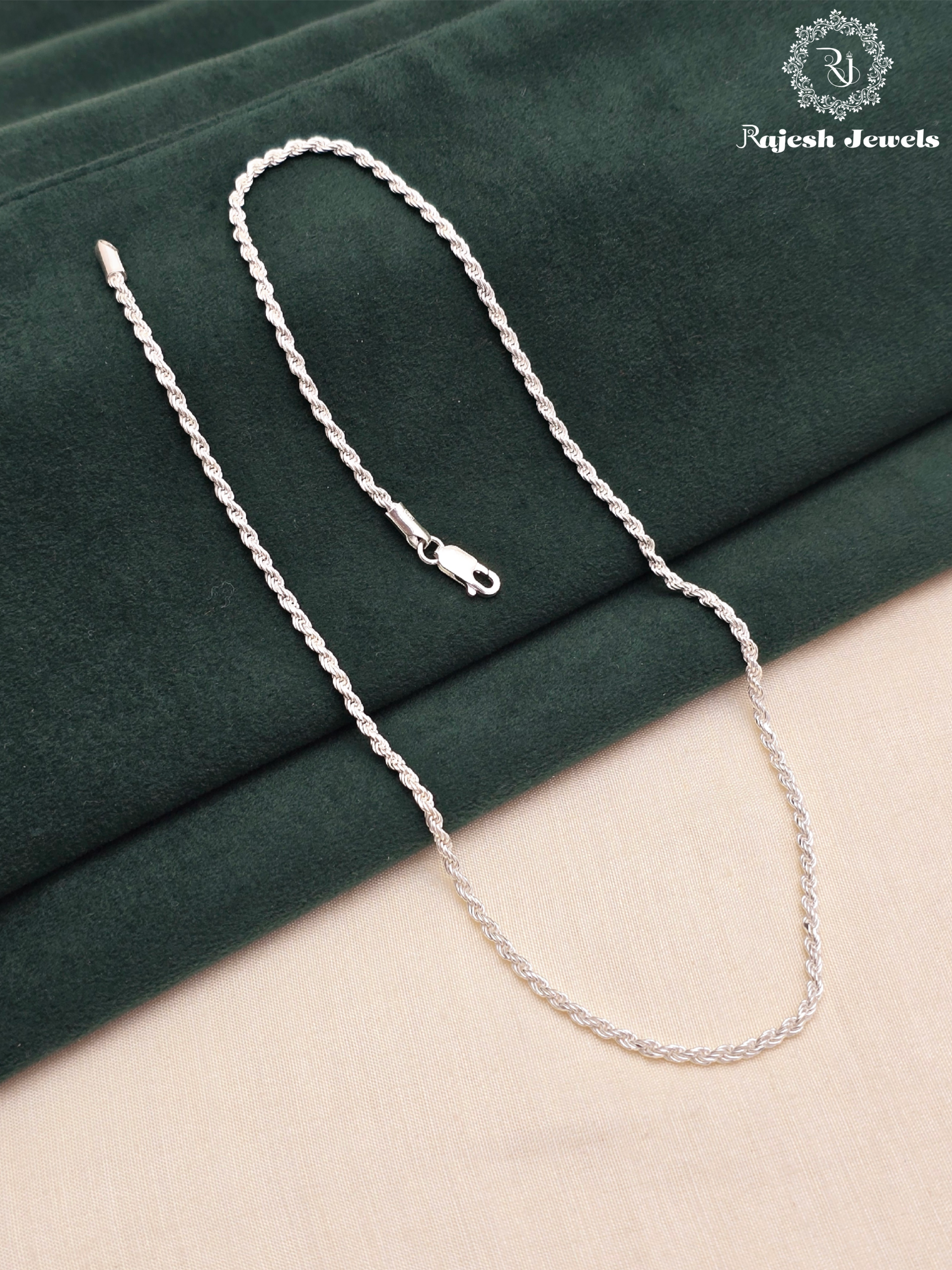 Minimalistic Rope Sterling Silver Neckchain