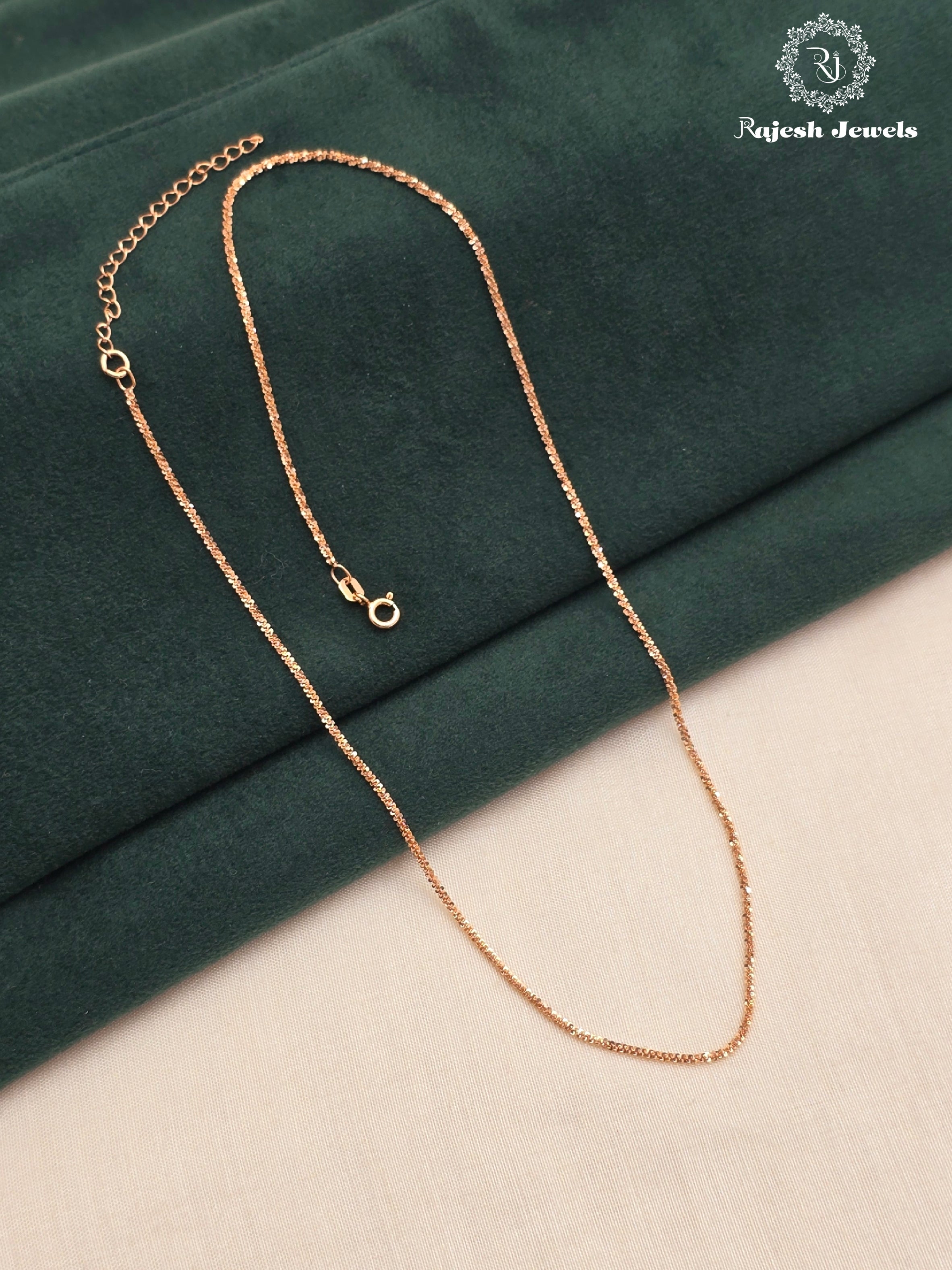 Amazing Lazer Cut Rosegold Chain