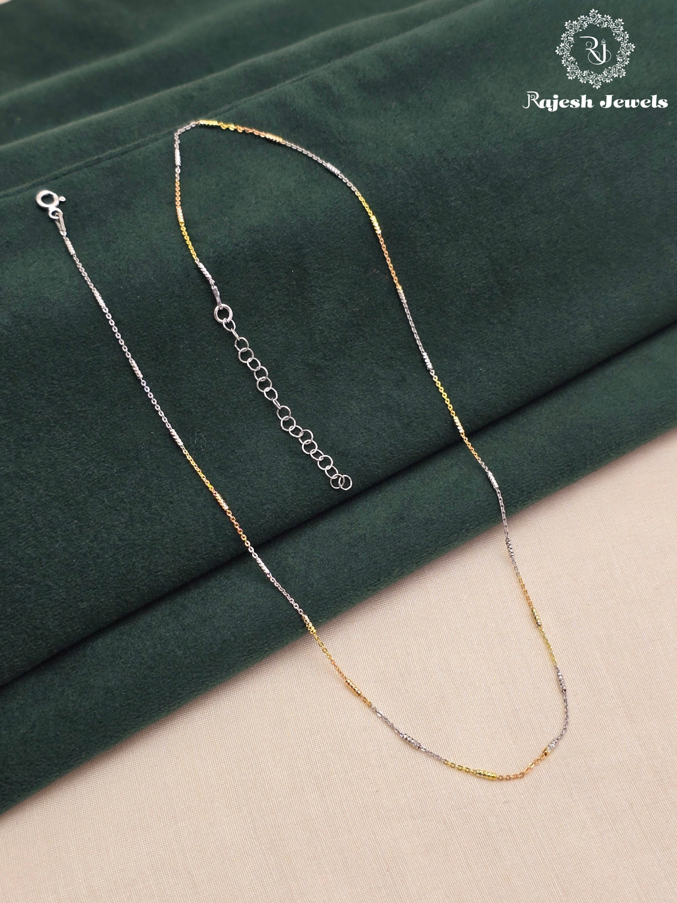 Delicate Tricolour Sleek Neckchain