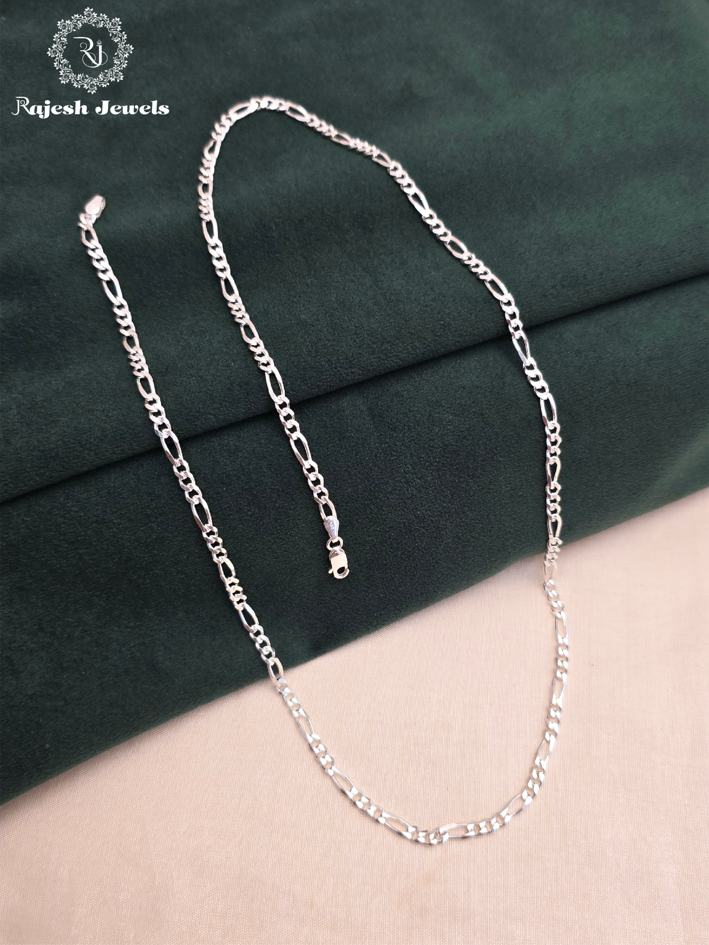 Figaro Sterling Silver Neckchain