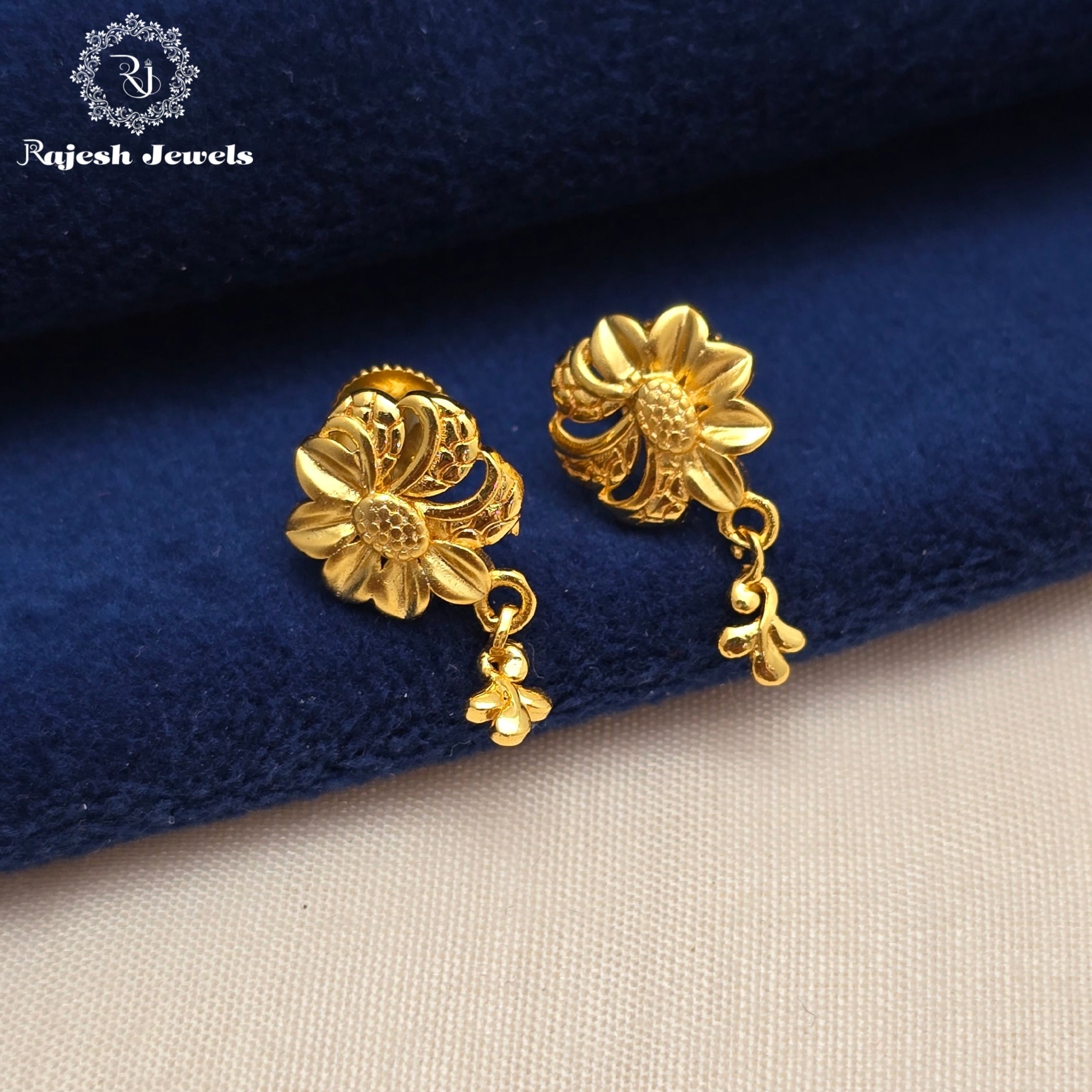 Luxe Floral Drop Earrings
