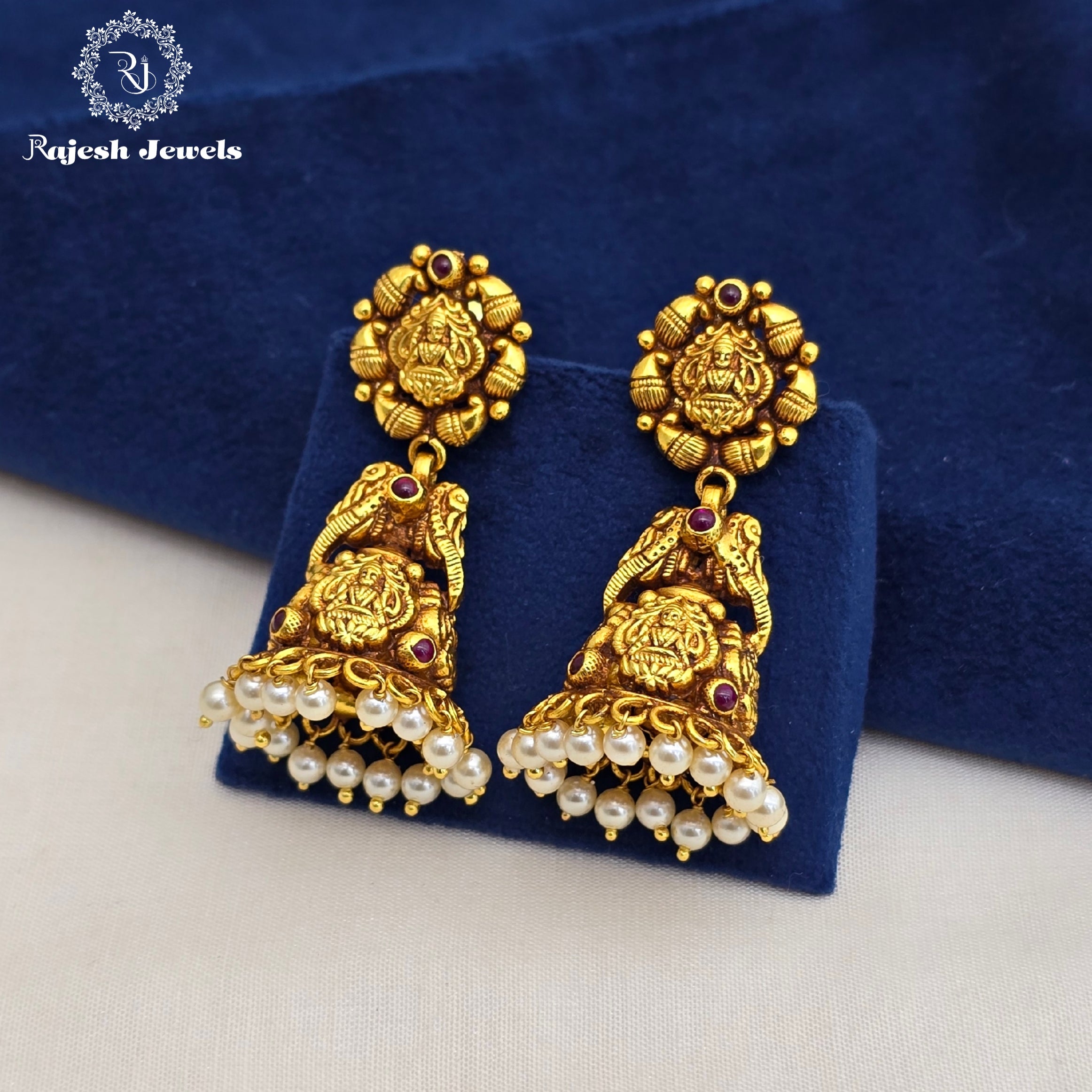 Ravishing Antique Finish Jumka Earrings