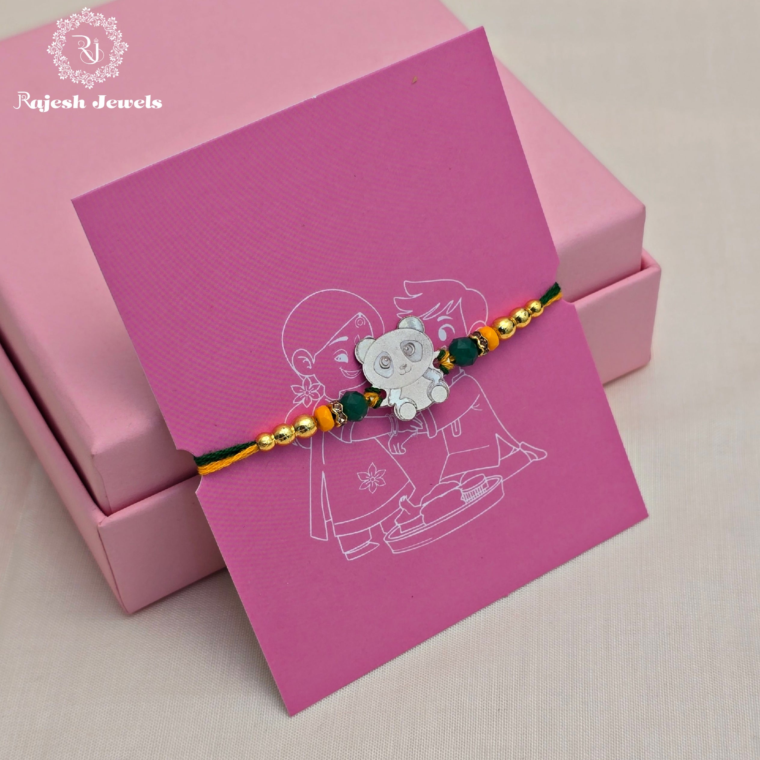 Panda Silver Rakhi