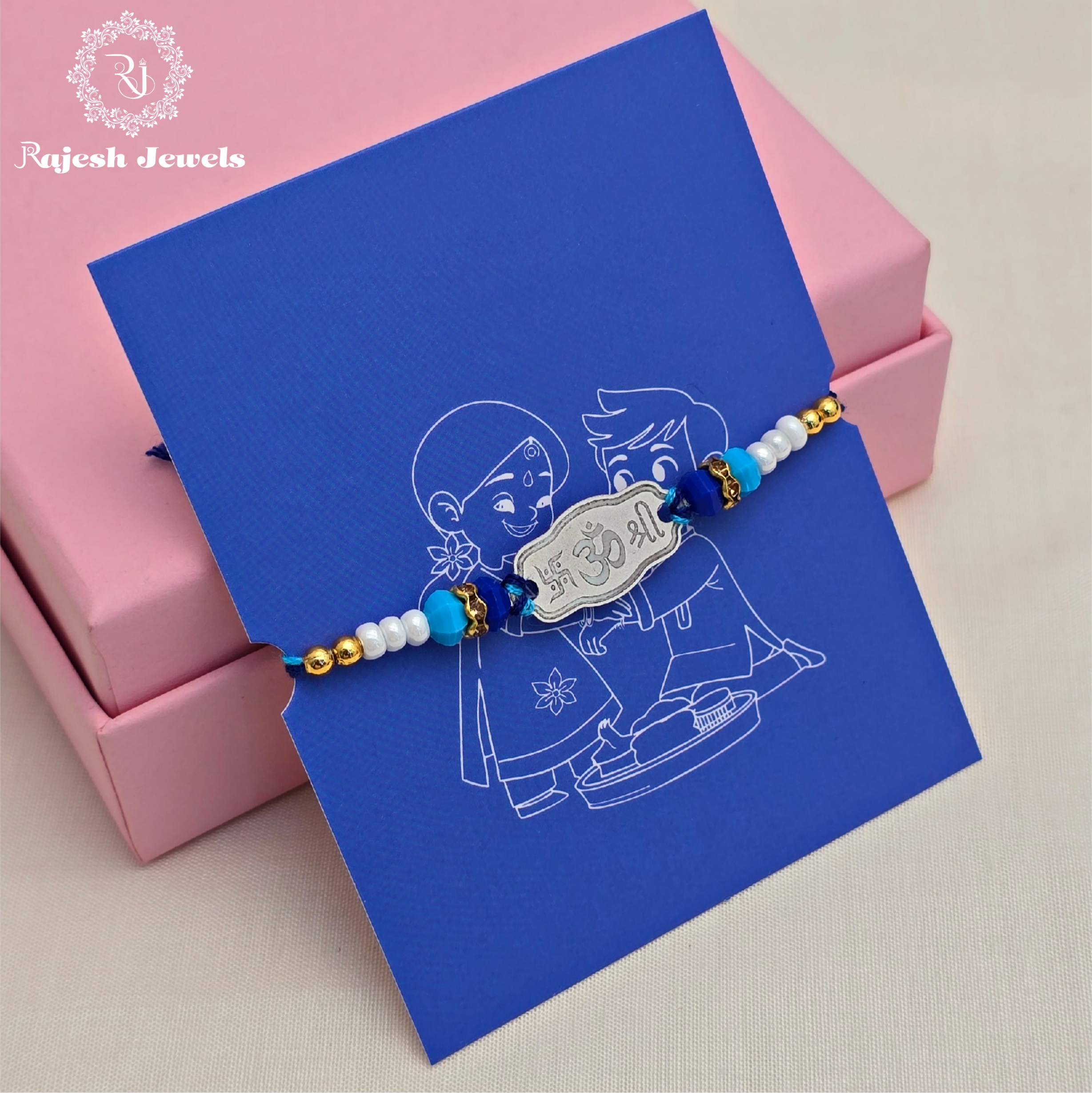 Spiritual Om Shree & Swastik Rakhi