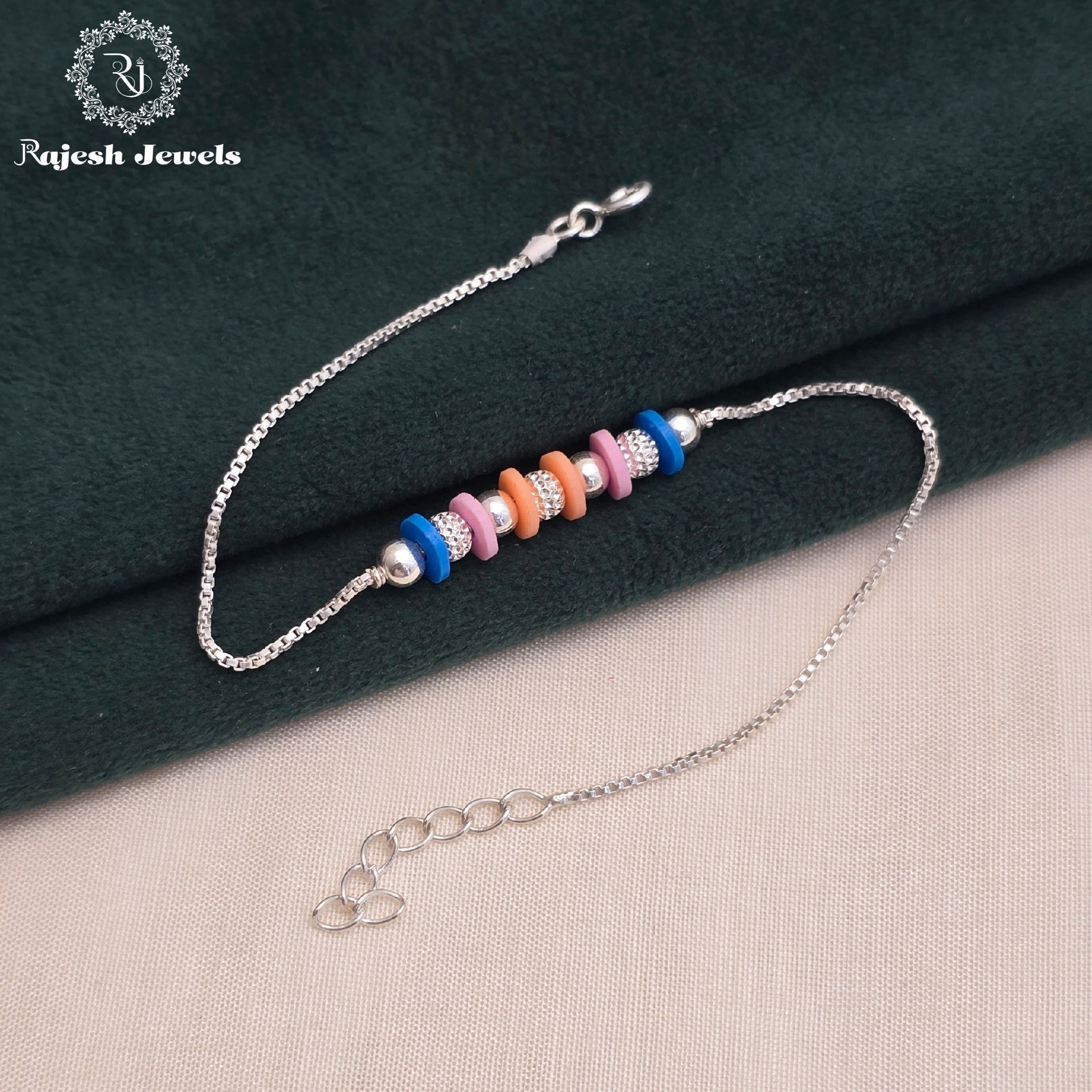 Exceptional Silver Ball Rakhi