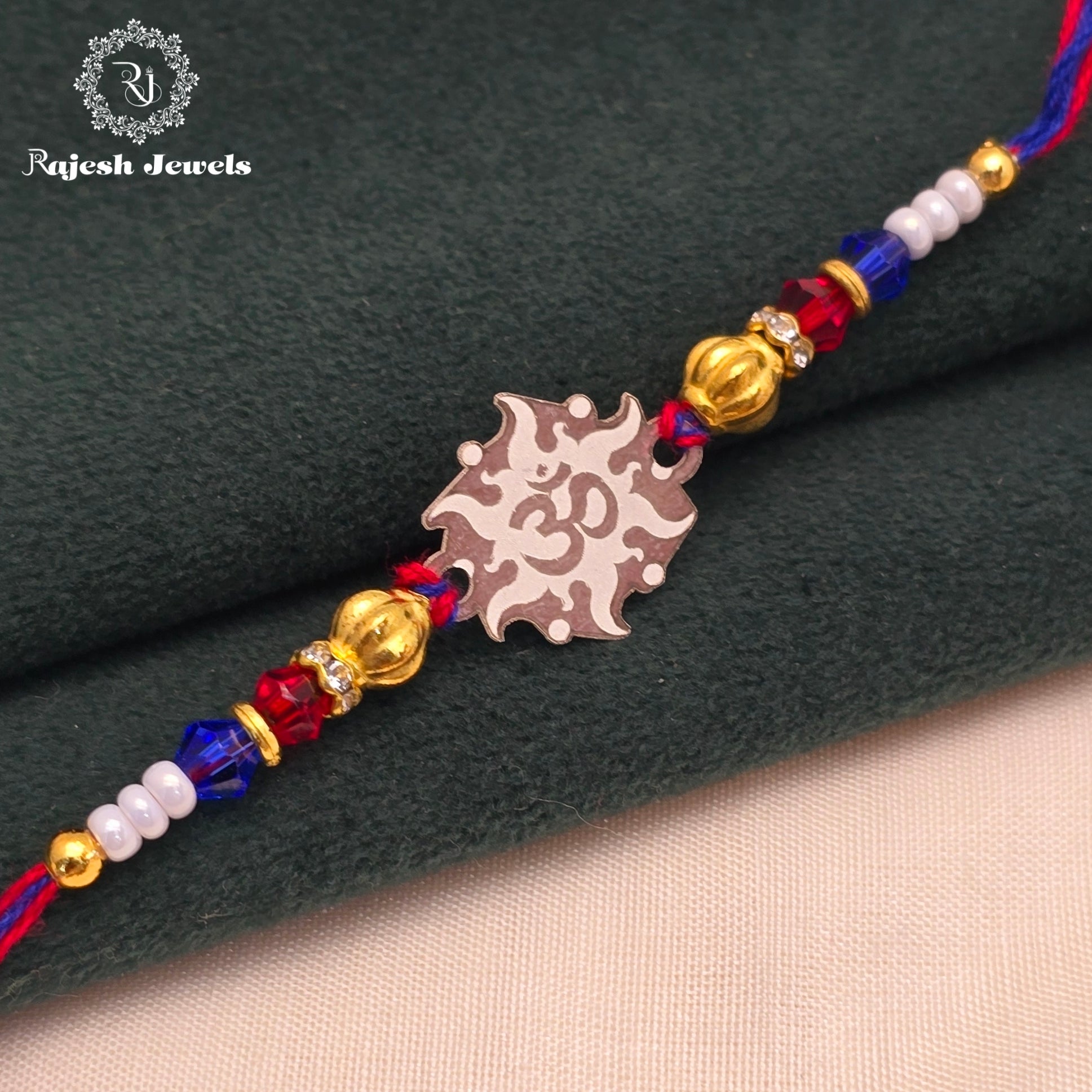 Furious Om Silver Rakhi